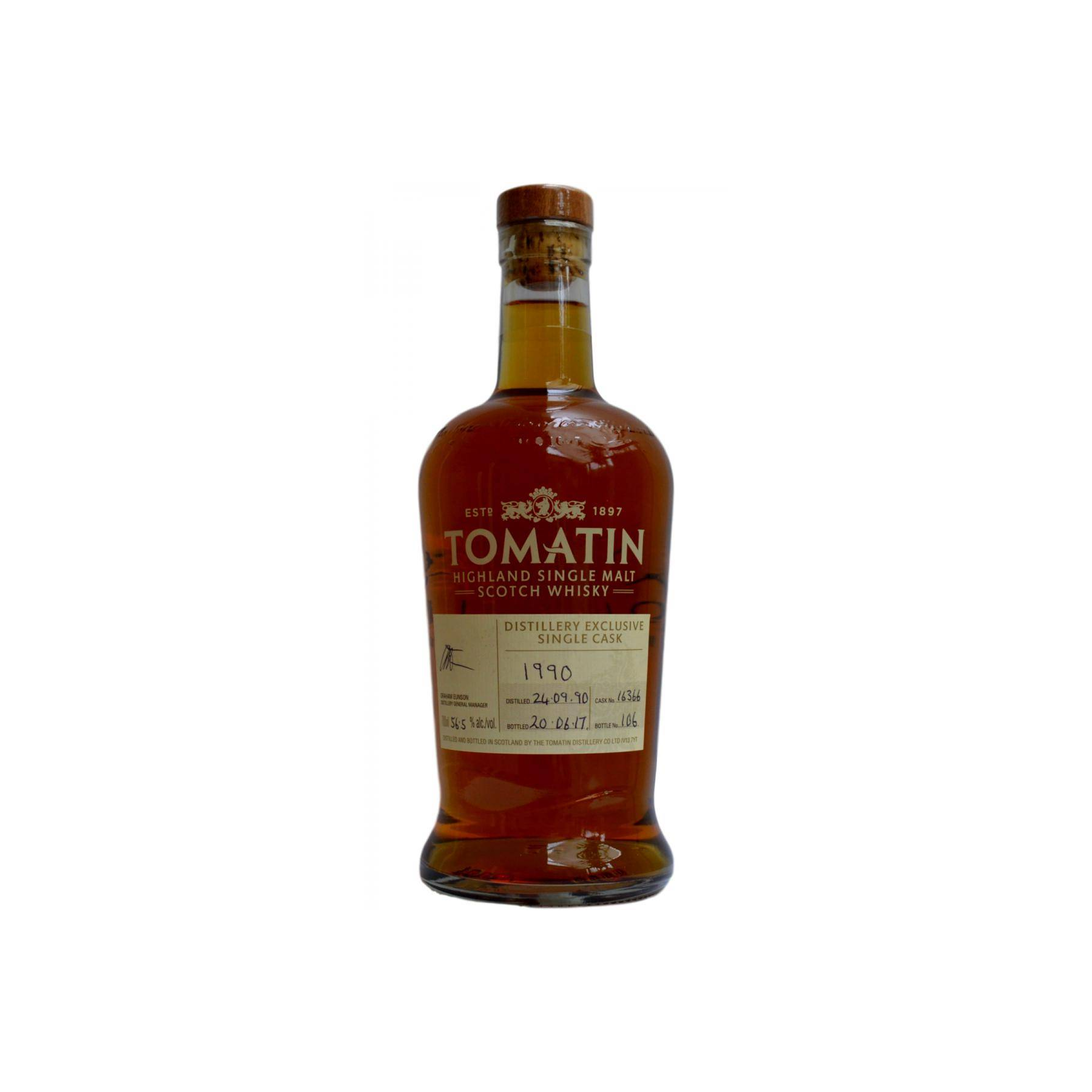Tomatin 1990 26 Years Single Malt Whisky