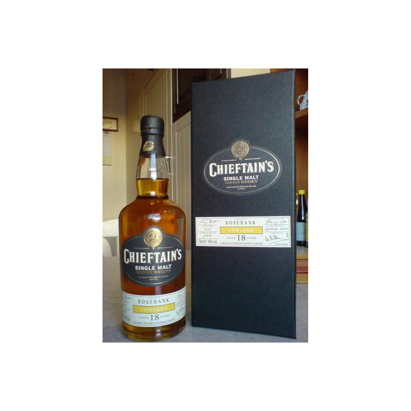 Rosebank 1990 18 Years Single Malt Whisky 2