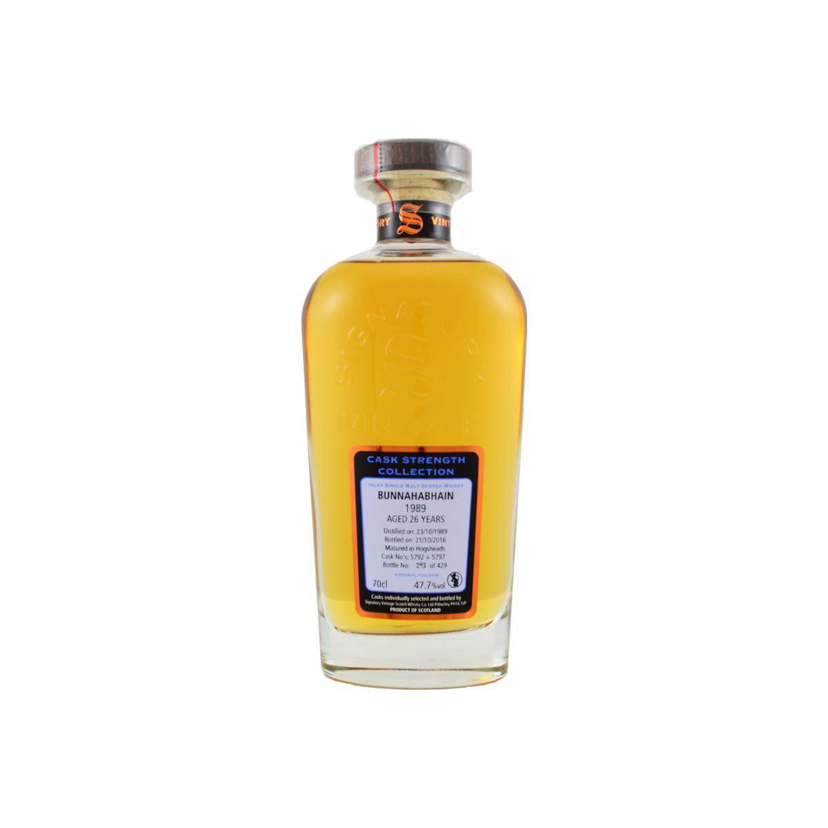 Bunnahabhain Cask Strength Collection 1989 26 Years Single Malt Whisky