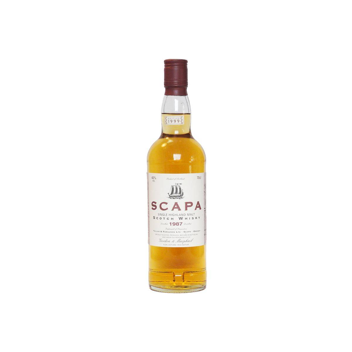 Scapa Licensed Bottling 1987 12 Years Single Malt Whisky