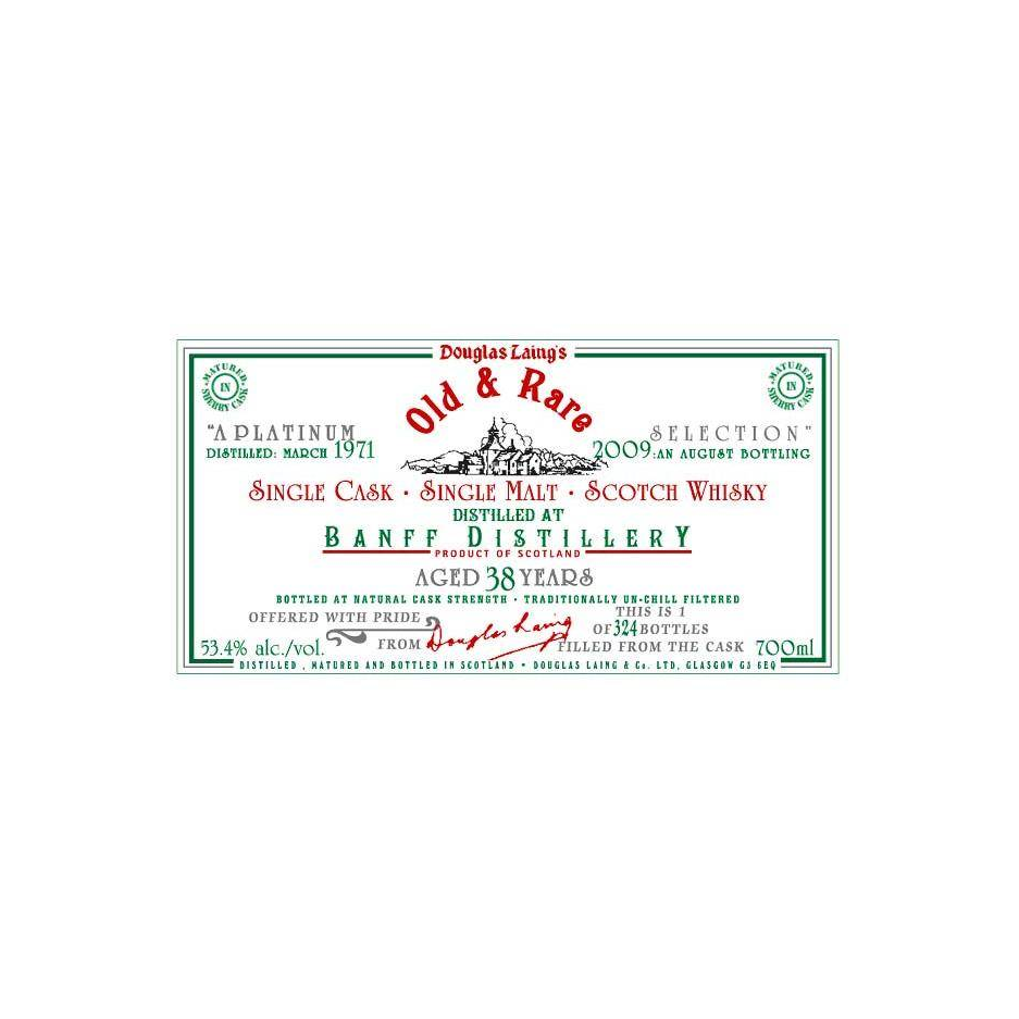 Banff 1971 38 Years Single Malt Whisky 2