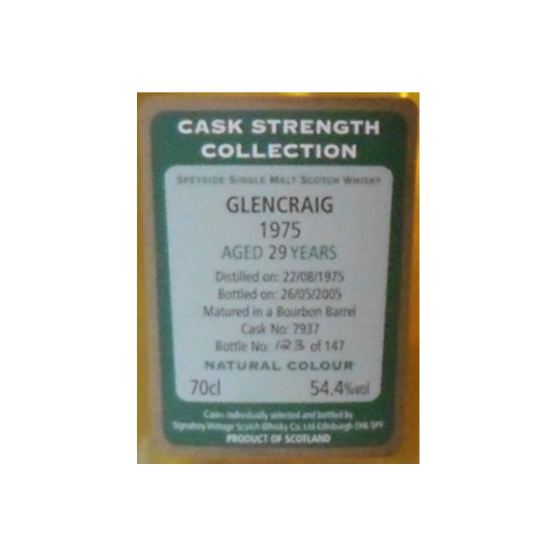 Glenburgie Cask Strength Collection 1975 29 Years Single Malt Whisky 2