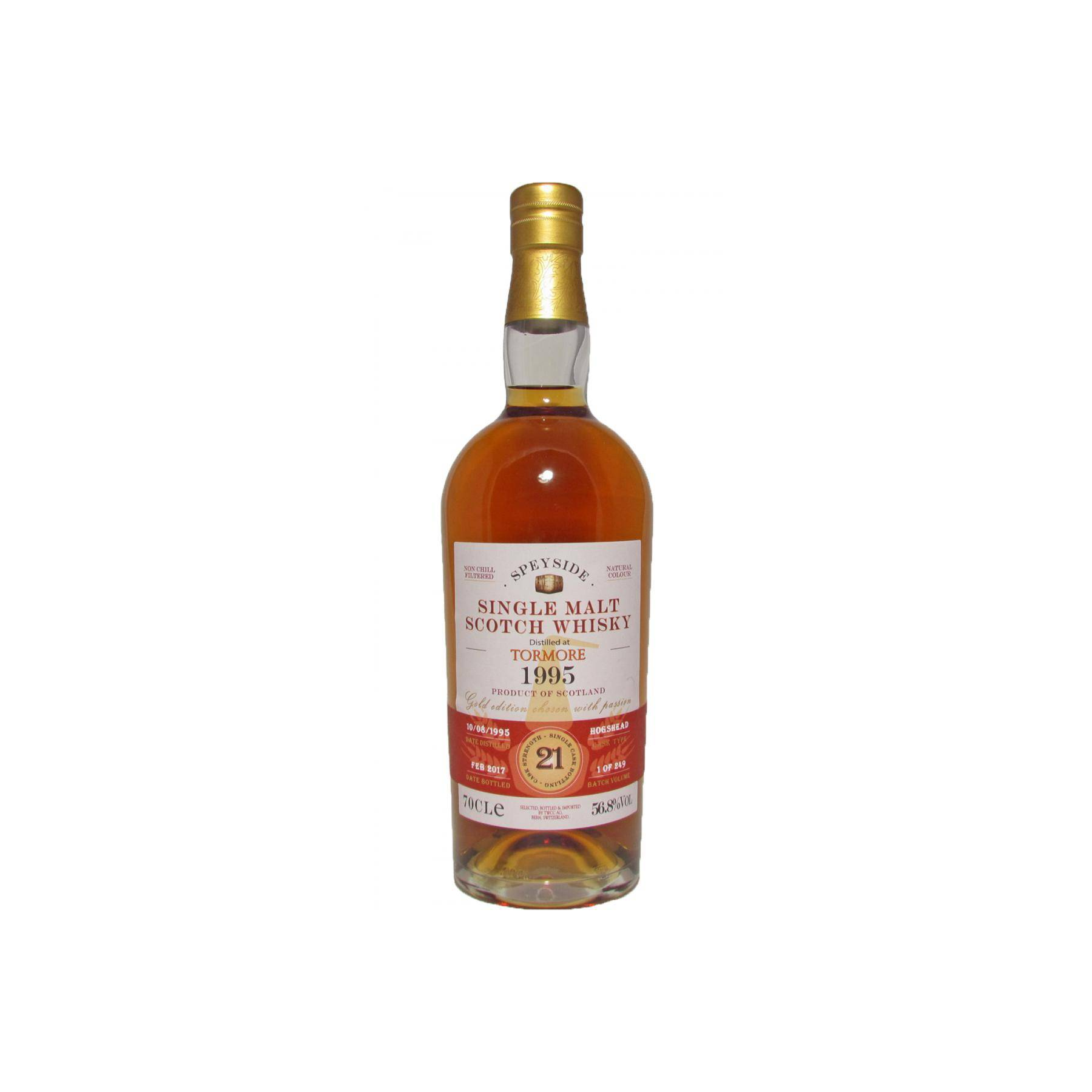 Tormore 1995 21 Years Single Malt Whisky