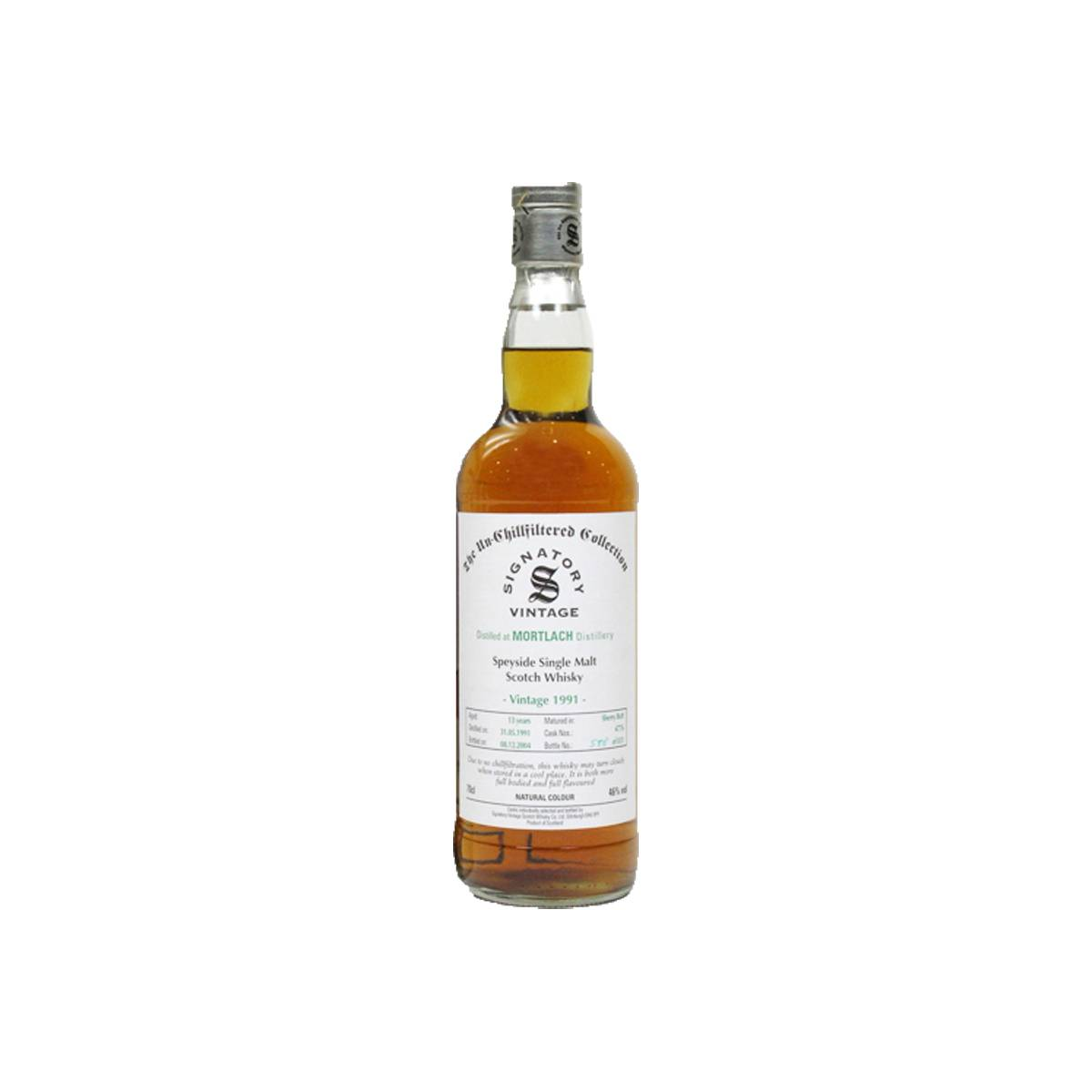Mortlach The Un-Chillfiltered Collection 1991 18 Years Single Malt Whisky