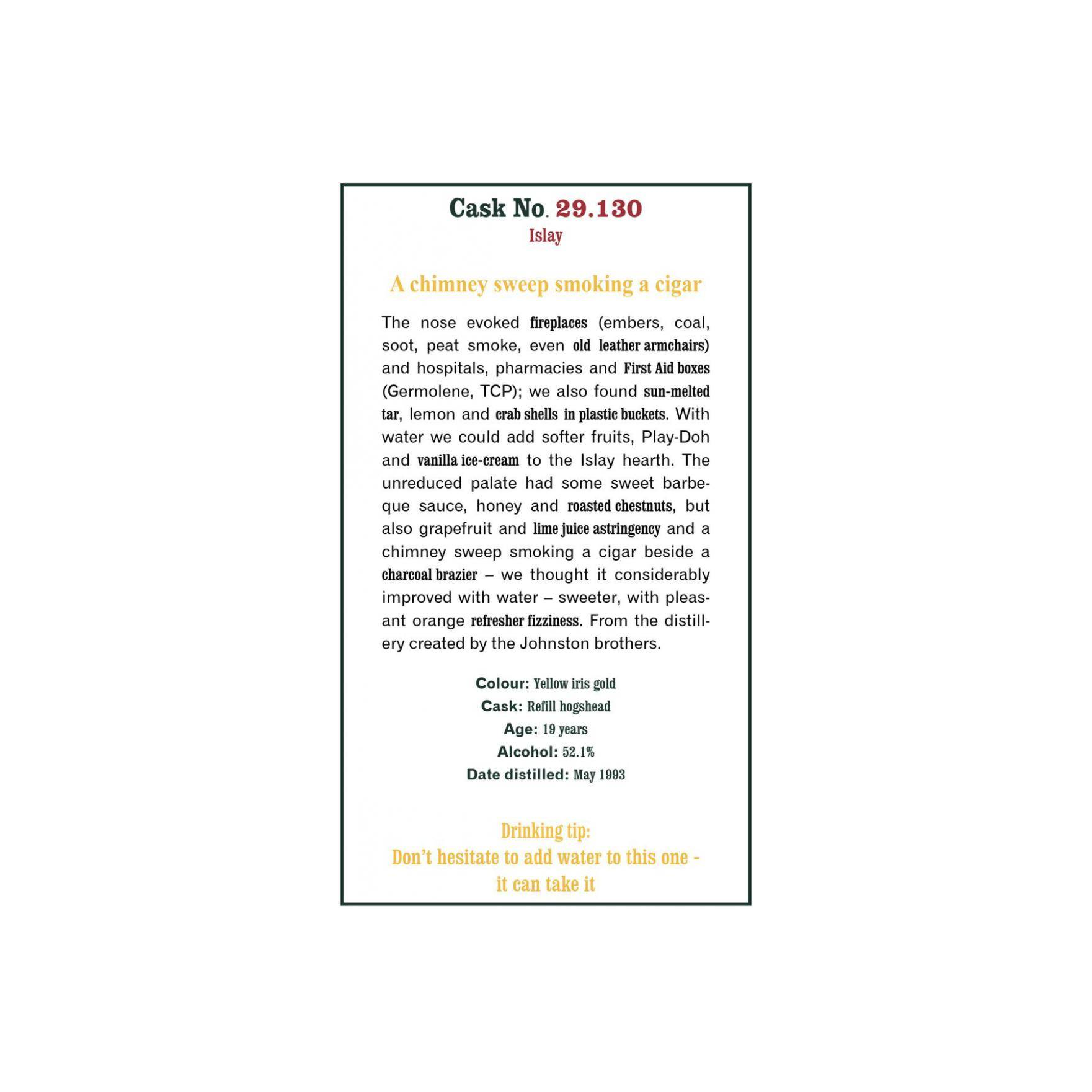 The Scotch Malt Whisky Society 1993 19 Years Single Malt Whisky