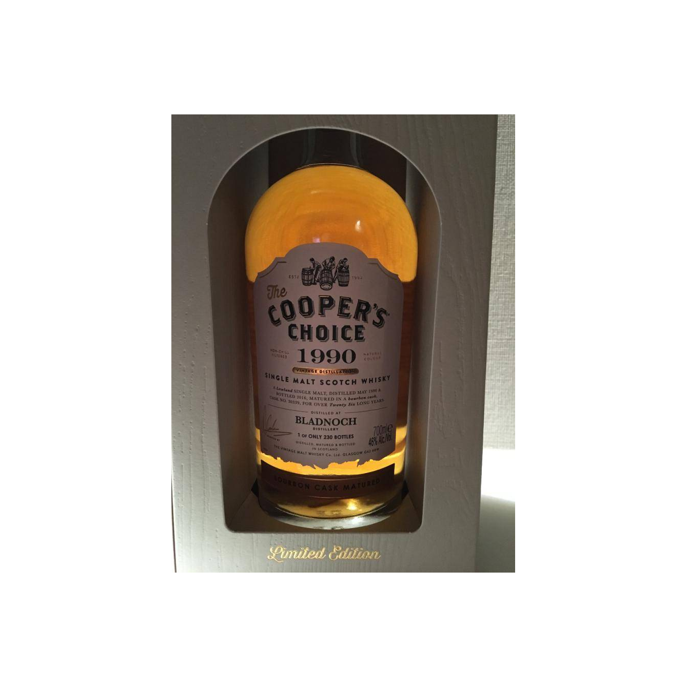 Bladnoch The Cooper's Choice 1990 26 Years Single Malt Whisky 3