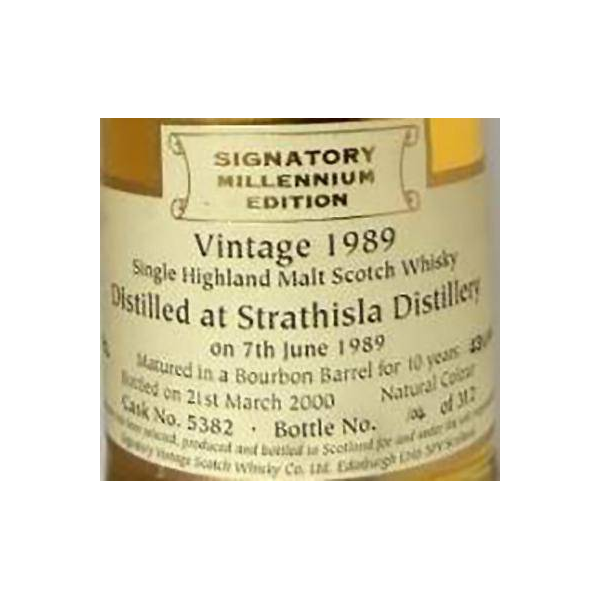 Strathisla 1989 10 Years Single Malt Whisky 2