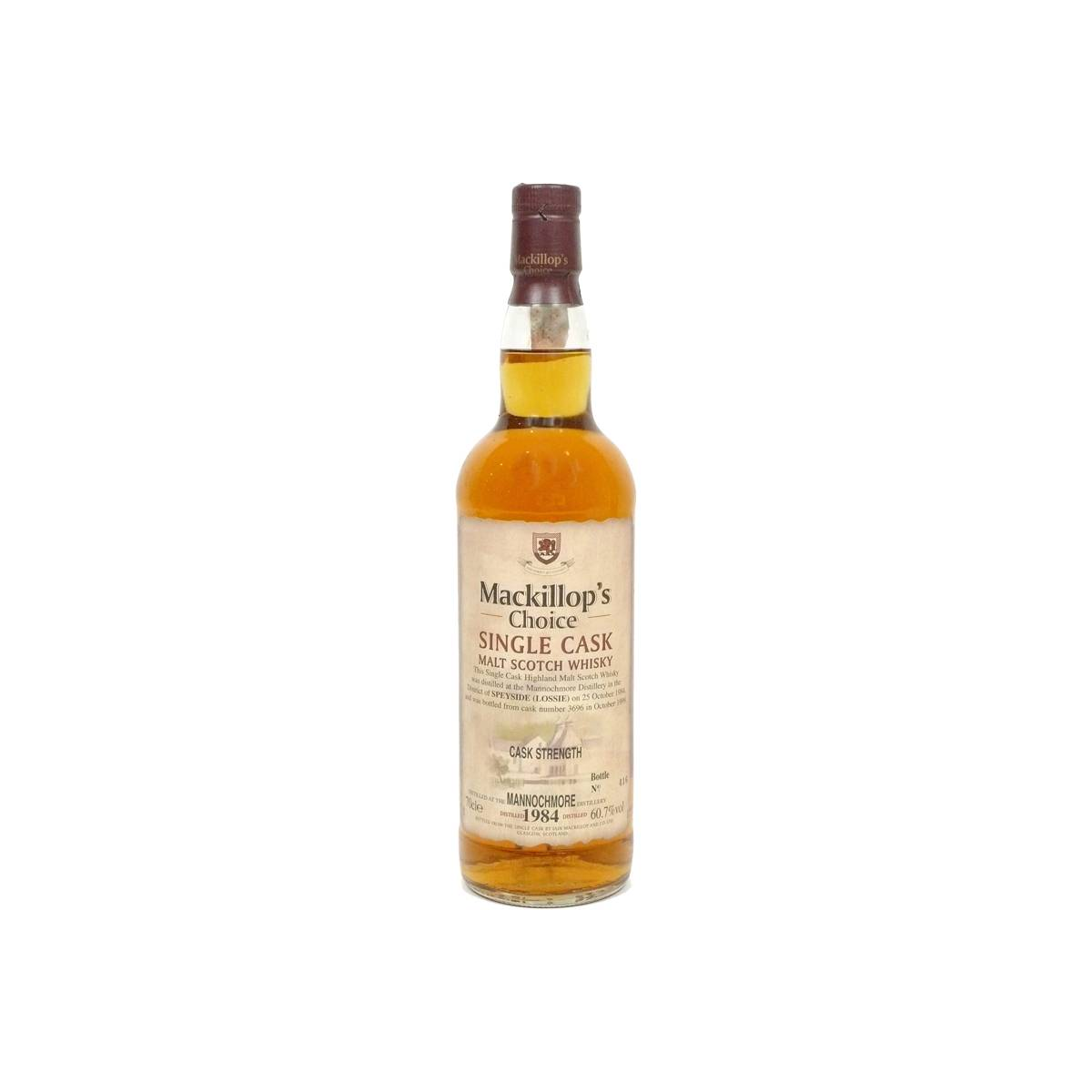 Mannochmore Single Cask 1984 15 Years Single Malt Whisky