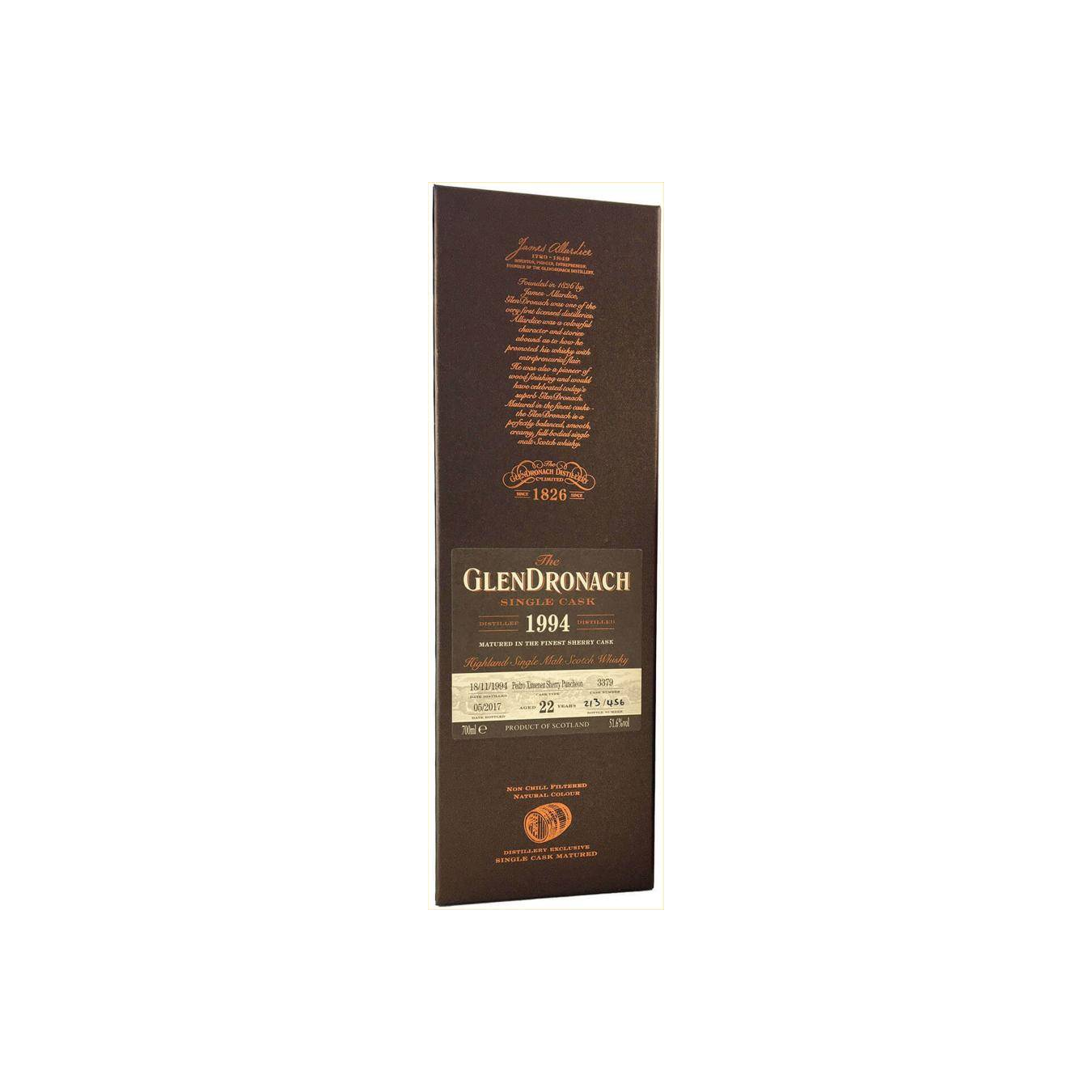 GlenDronach 1994 22 Years Single Malt Whisky 3