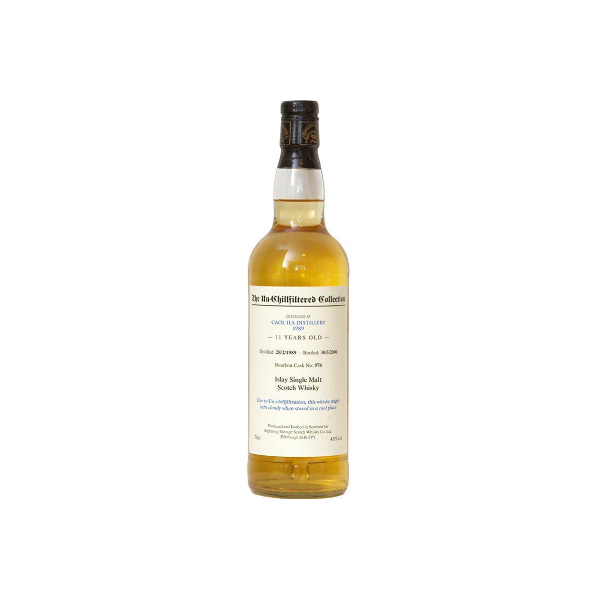 Caol Ila The Un-Chillfiltered Collection 1989 11 Years Single Malt Whisky