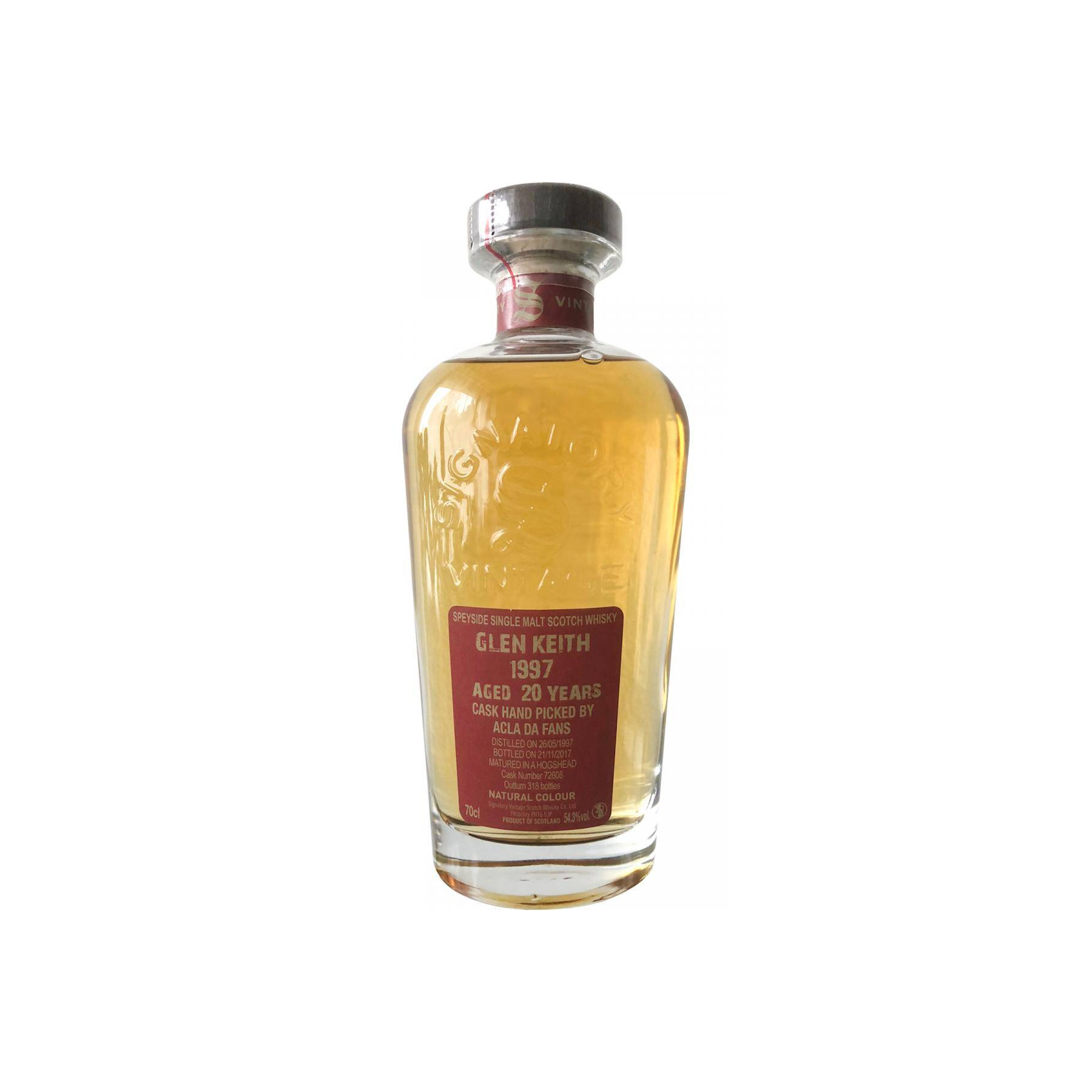 Glen Keith Cask Strength Collection 1997 20 Years Single Malt Whisky