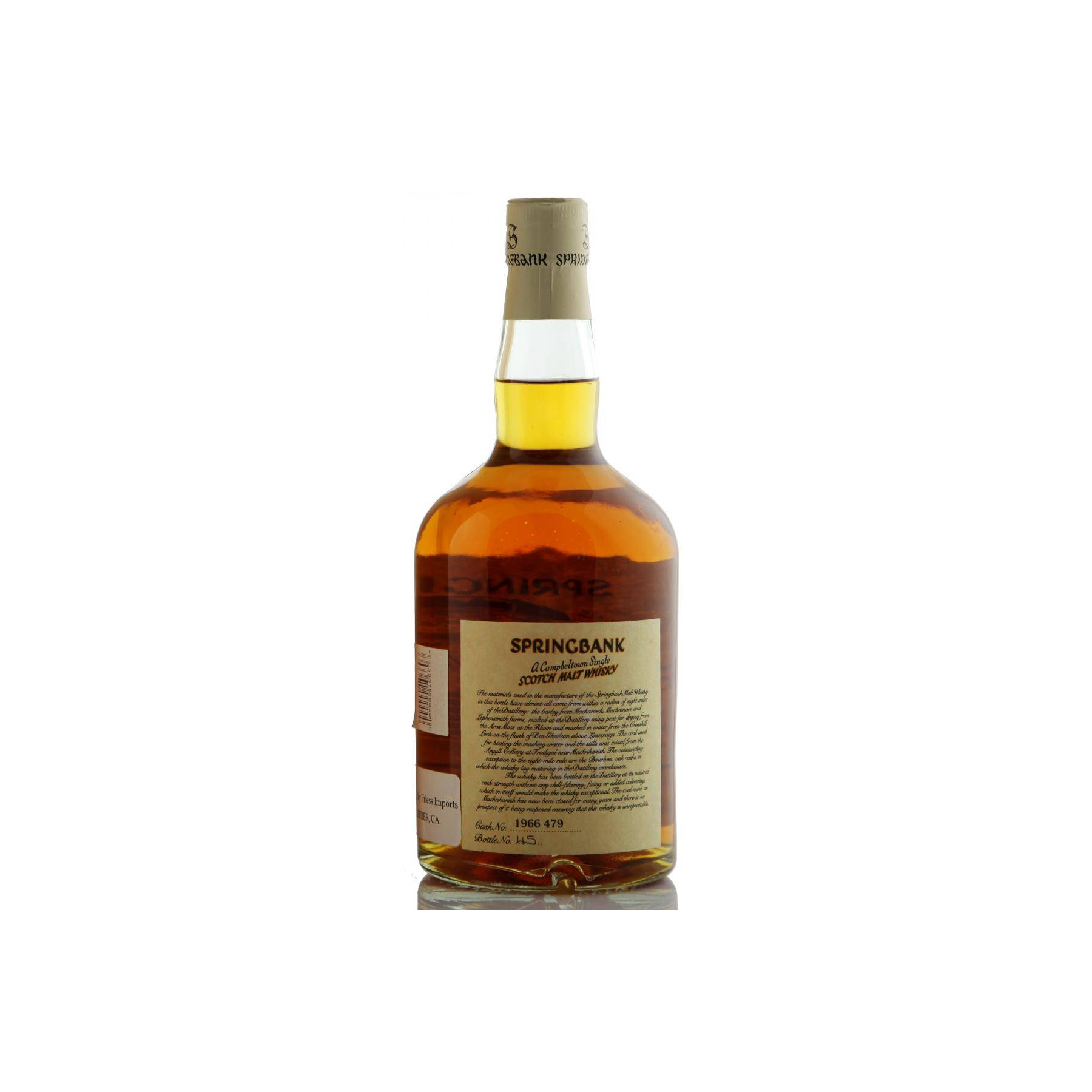 Springbank 1966 31 Years Single Malt Whisky 2
