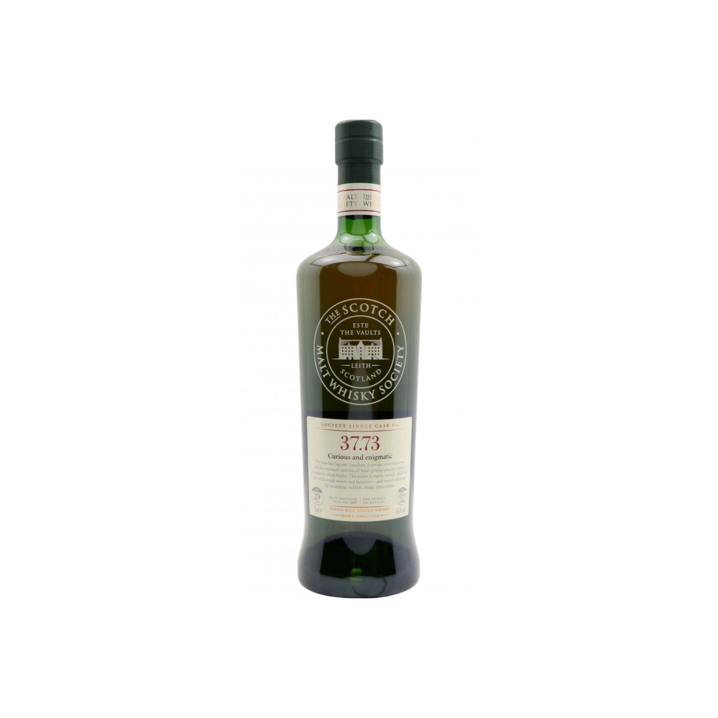 The Scotch Malt Whisky Society 1986 29 Years Single Malt Whisky