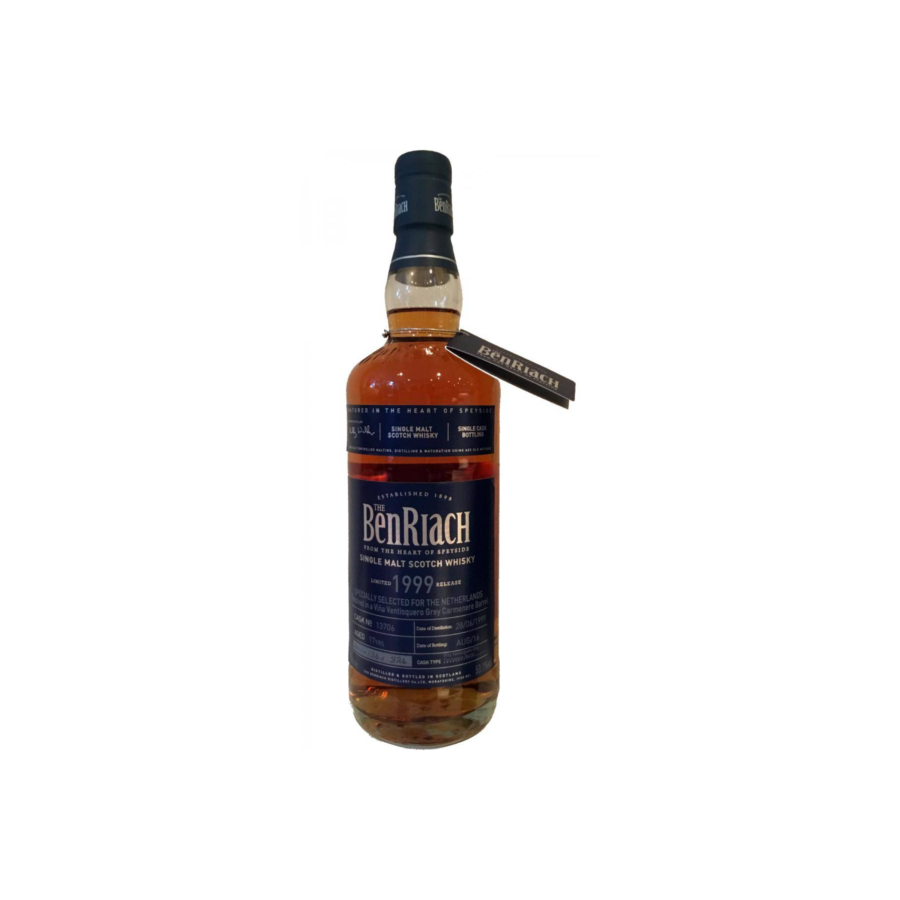 BenRiach Individual Cask Bottling 1999 17 Years Single Malt Whisky