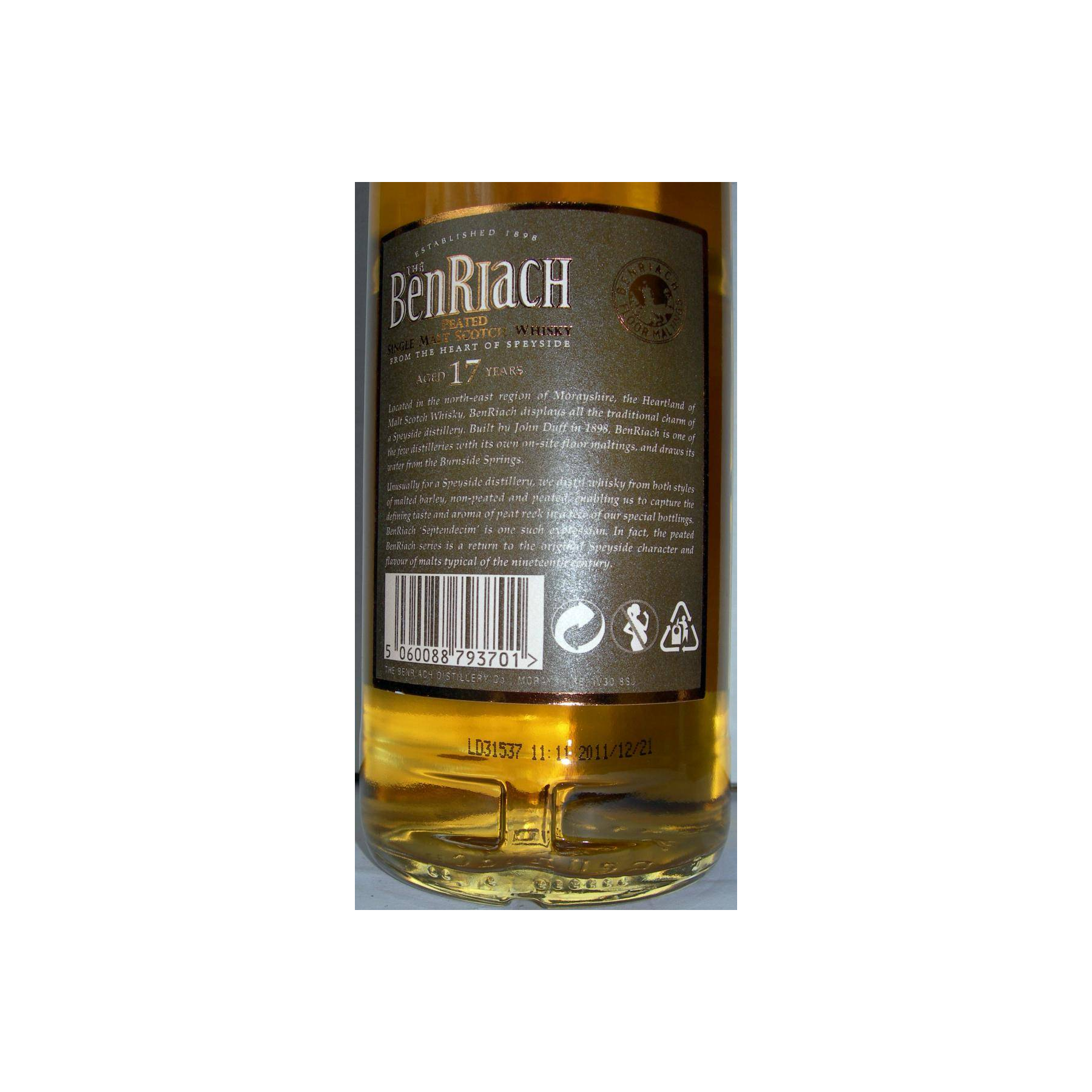 BenRiach 17 Years Single Malt Whisky 2