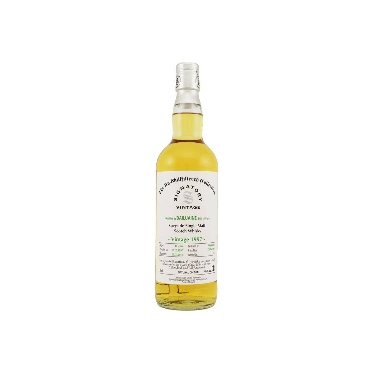 Dailuaine The Un-Chillfiltered Collection 1997 18 Years Single Malt Whisky