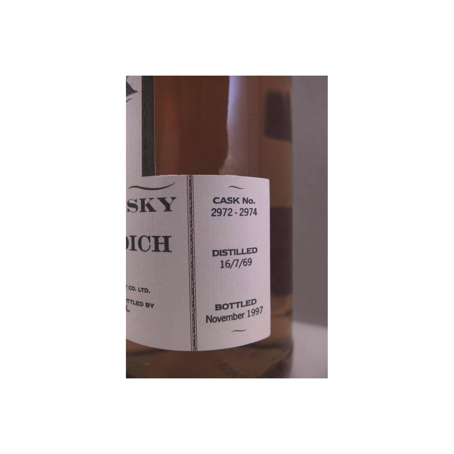 Bruichladdich Cask Strength Collection 1969 28 Years Single Malt Whisky 3