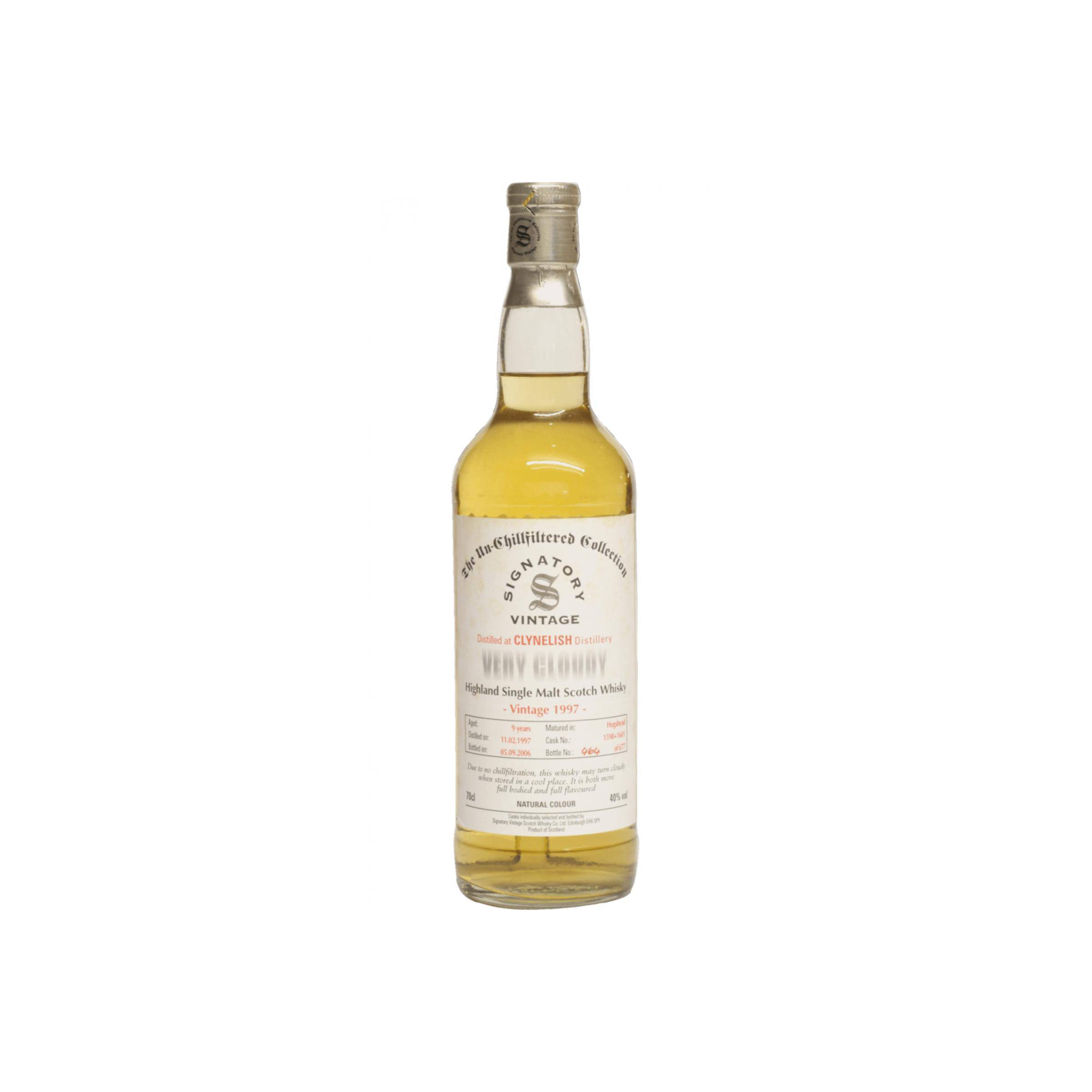 Clynelish 1997 9 Years Single Malt Whisky