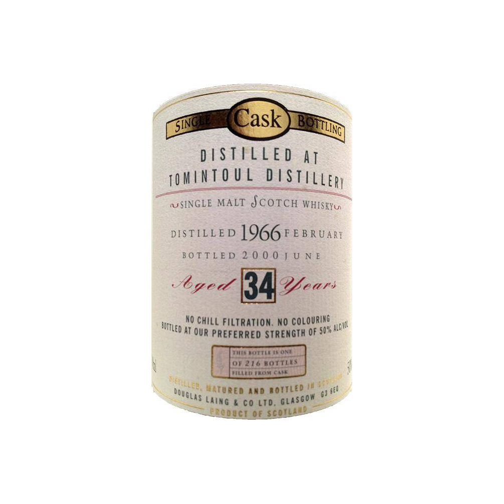 Tomintoul Old Malt Cask 1966 34 Years Single Malt Whisky 2
