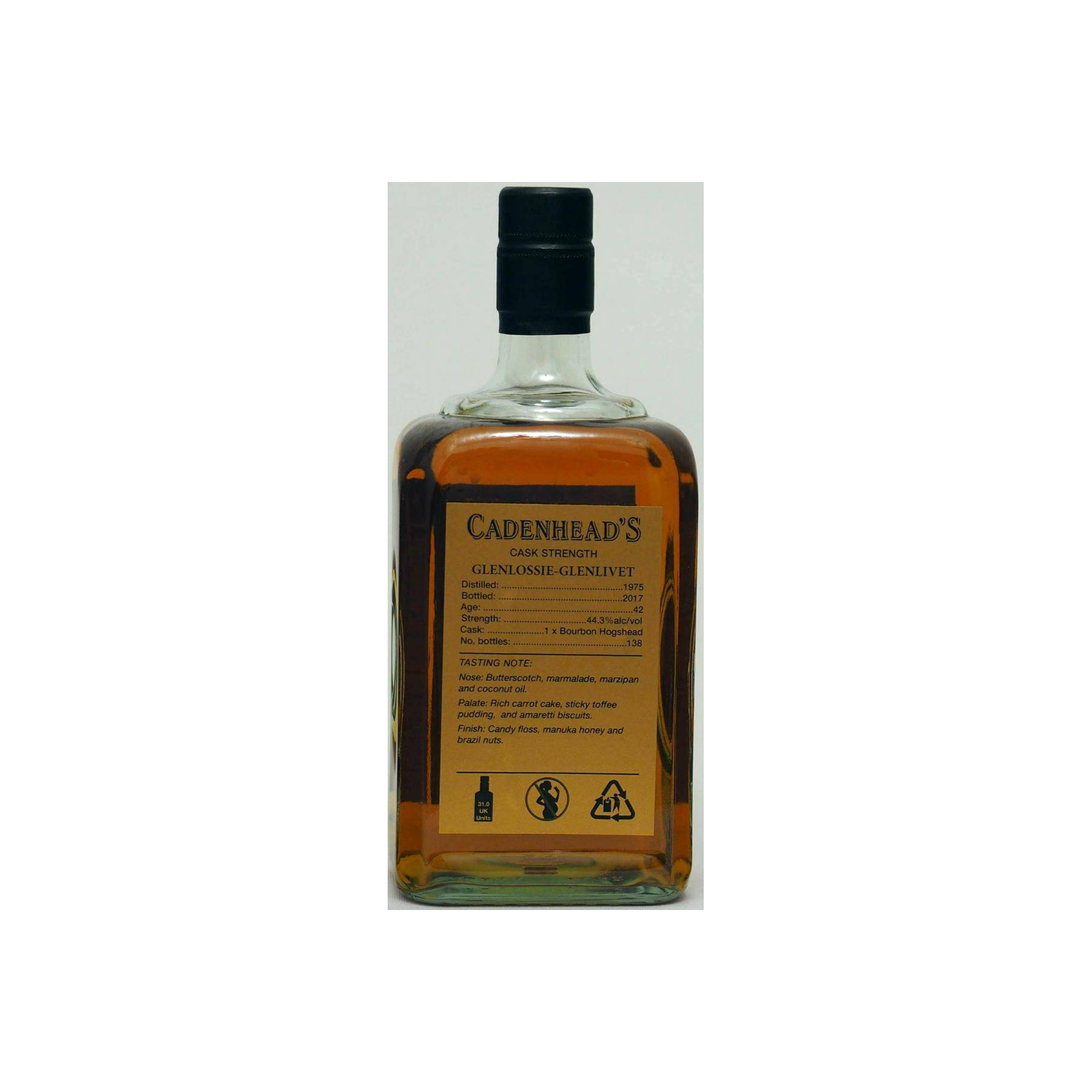Glenlossie Single Cask 1975 42 Years Single Malt Whisky 2