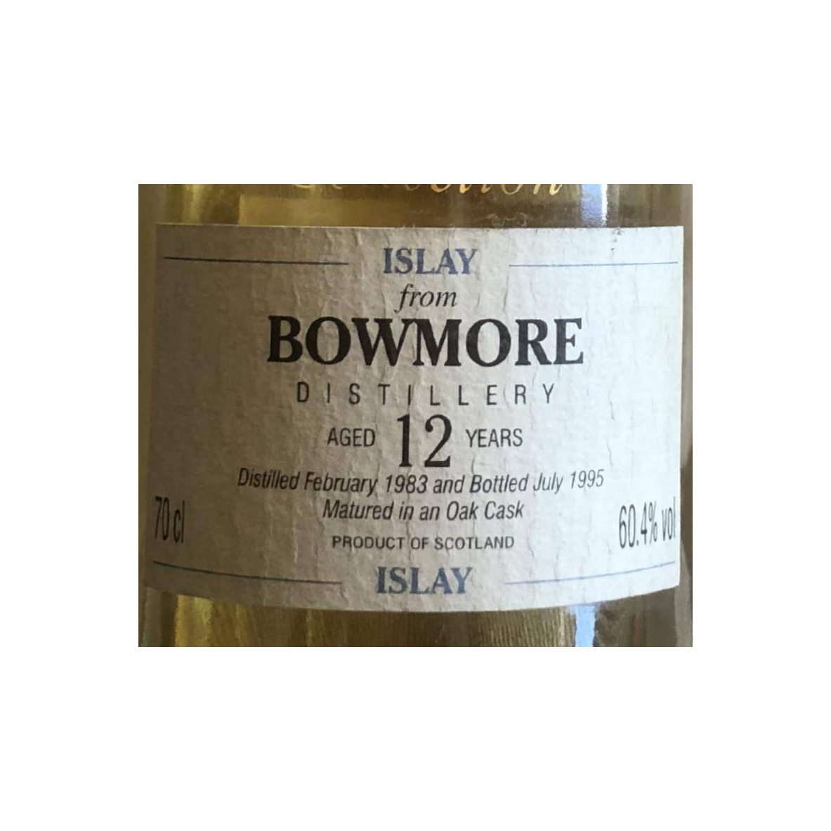 Bowmore Authentic Collection 1983 12 Years Single Malt Whisky