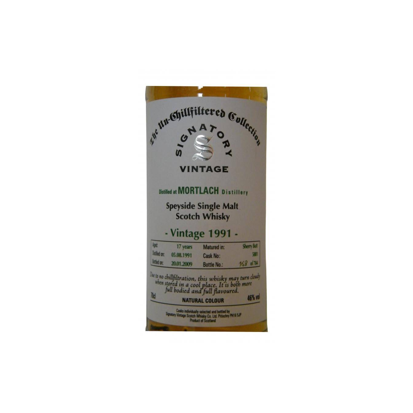 Mortlach The Un-Chillfiltered Collection 1991 17 Years Single Malt Whisky 2