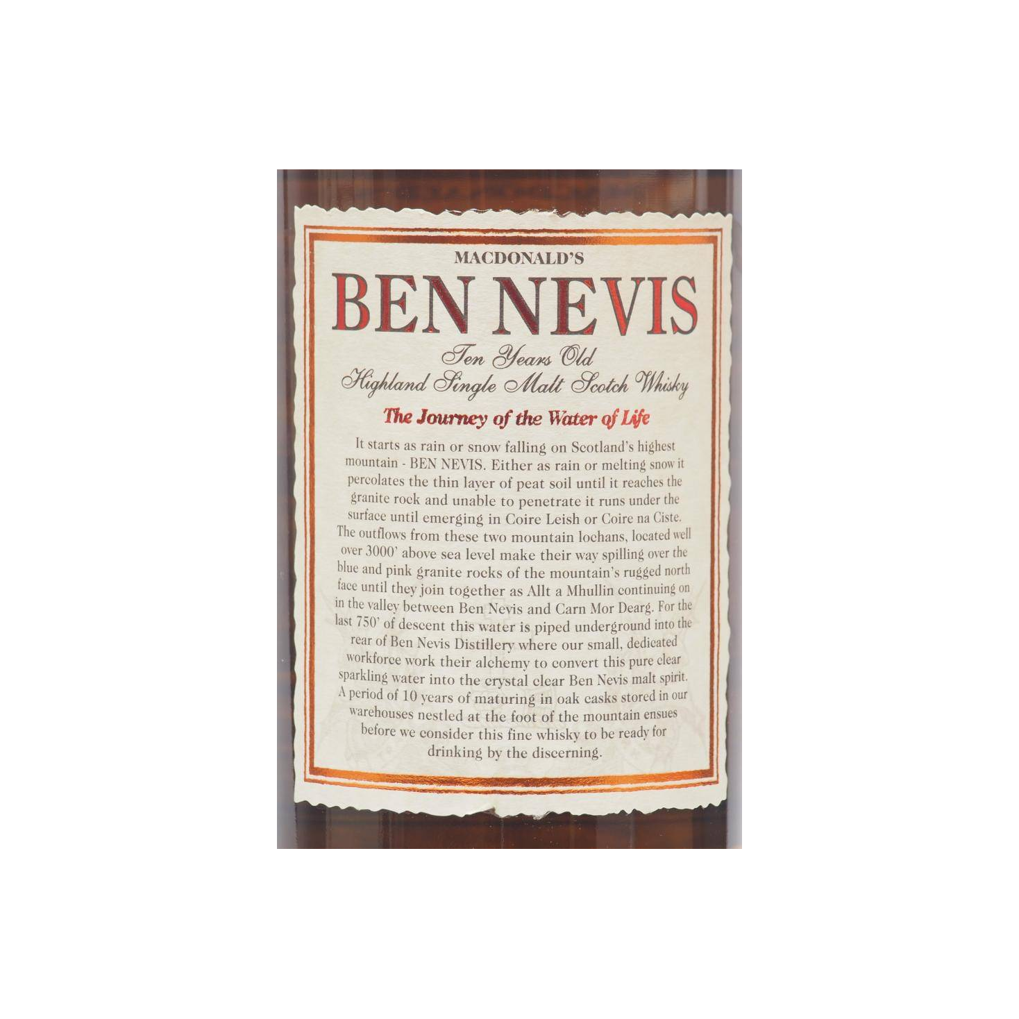 Ben Nevis 10 Years Single Malt Whisky 3