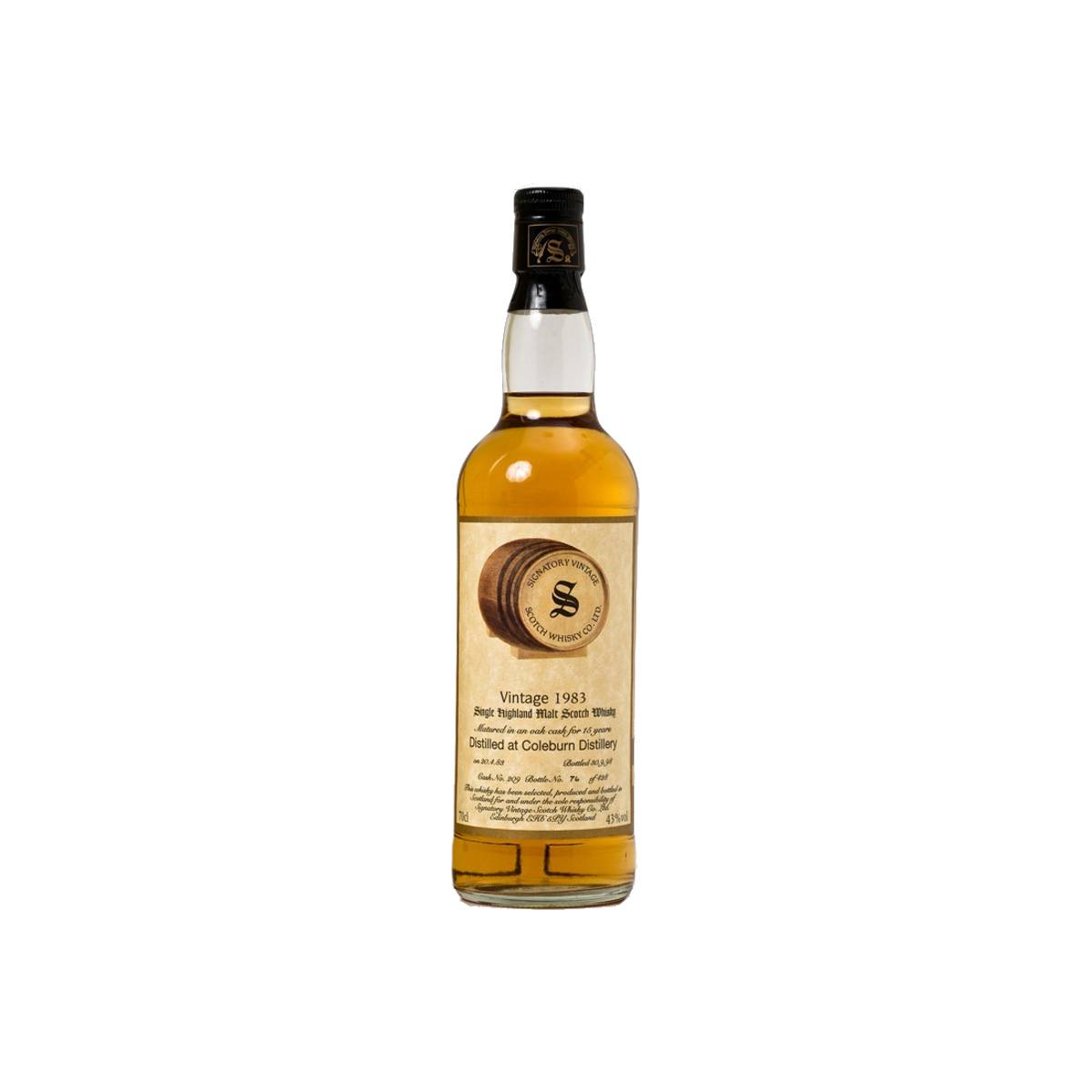 Coleburn Vintage Collection 1983 15 Years Single Malt Whisky