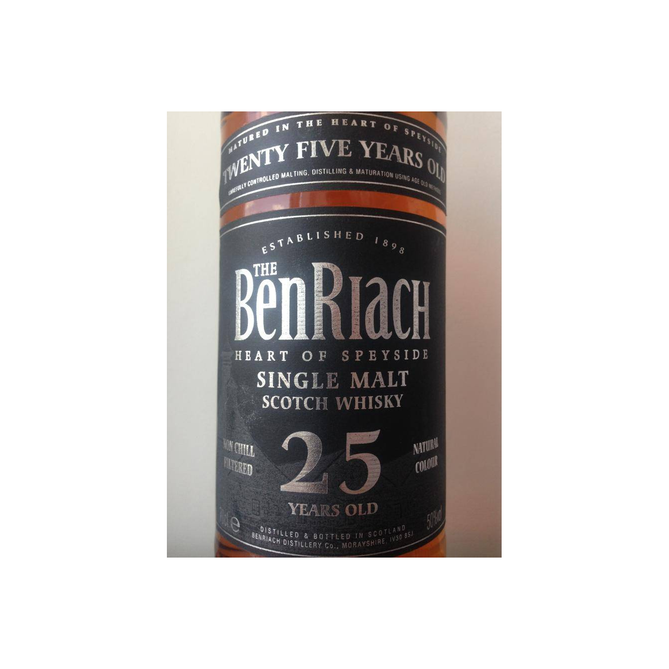 BenRiach 25 Years Single Malt Whisky 2