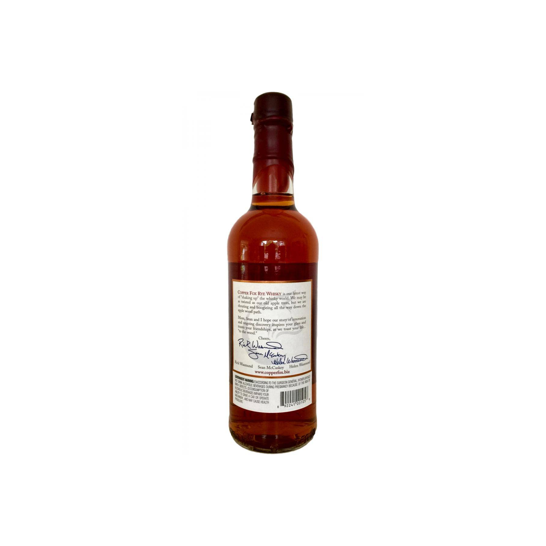 Copper Fox Rye Whisky 2