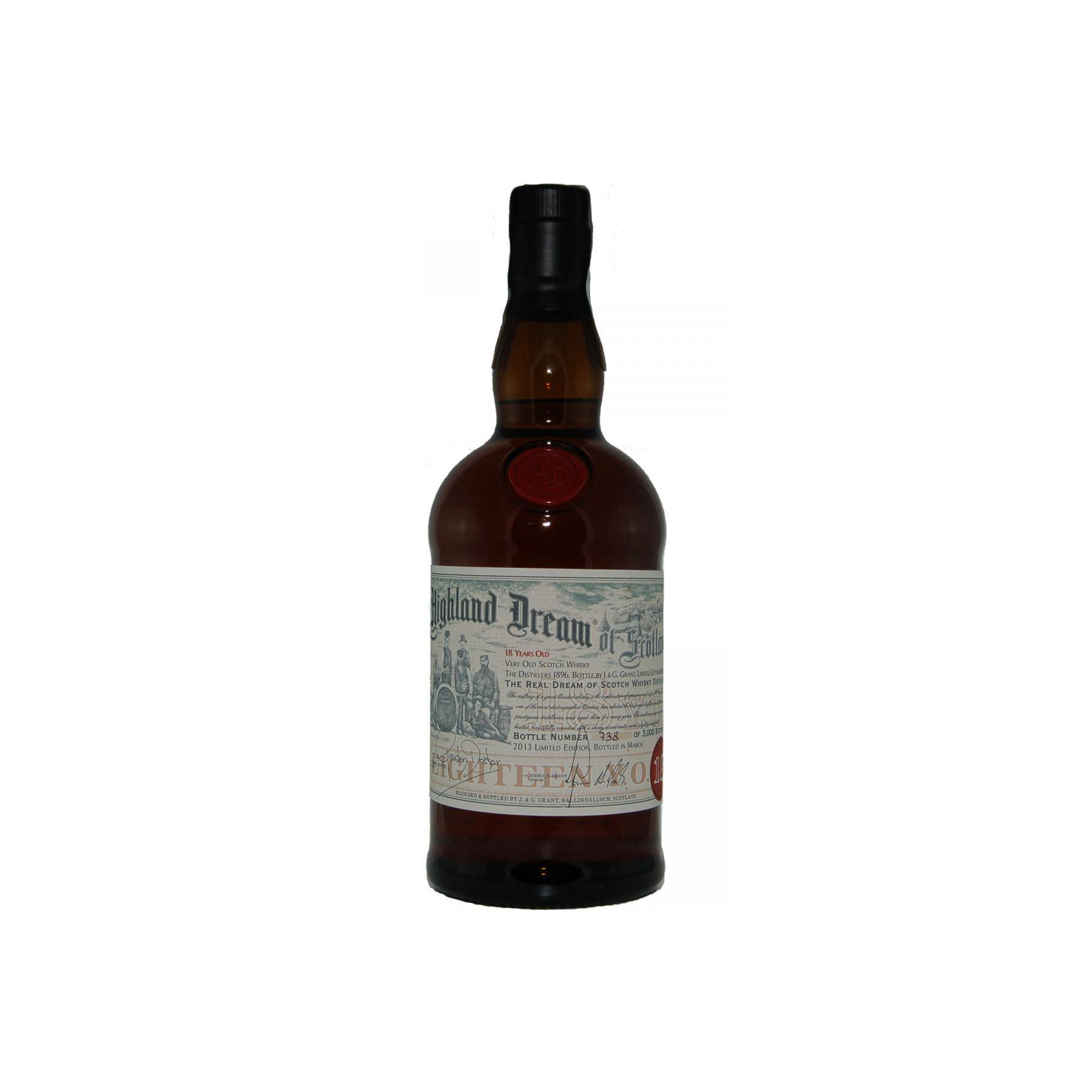 Highland Dream 18 Years Blended Malt Whisky
