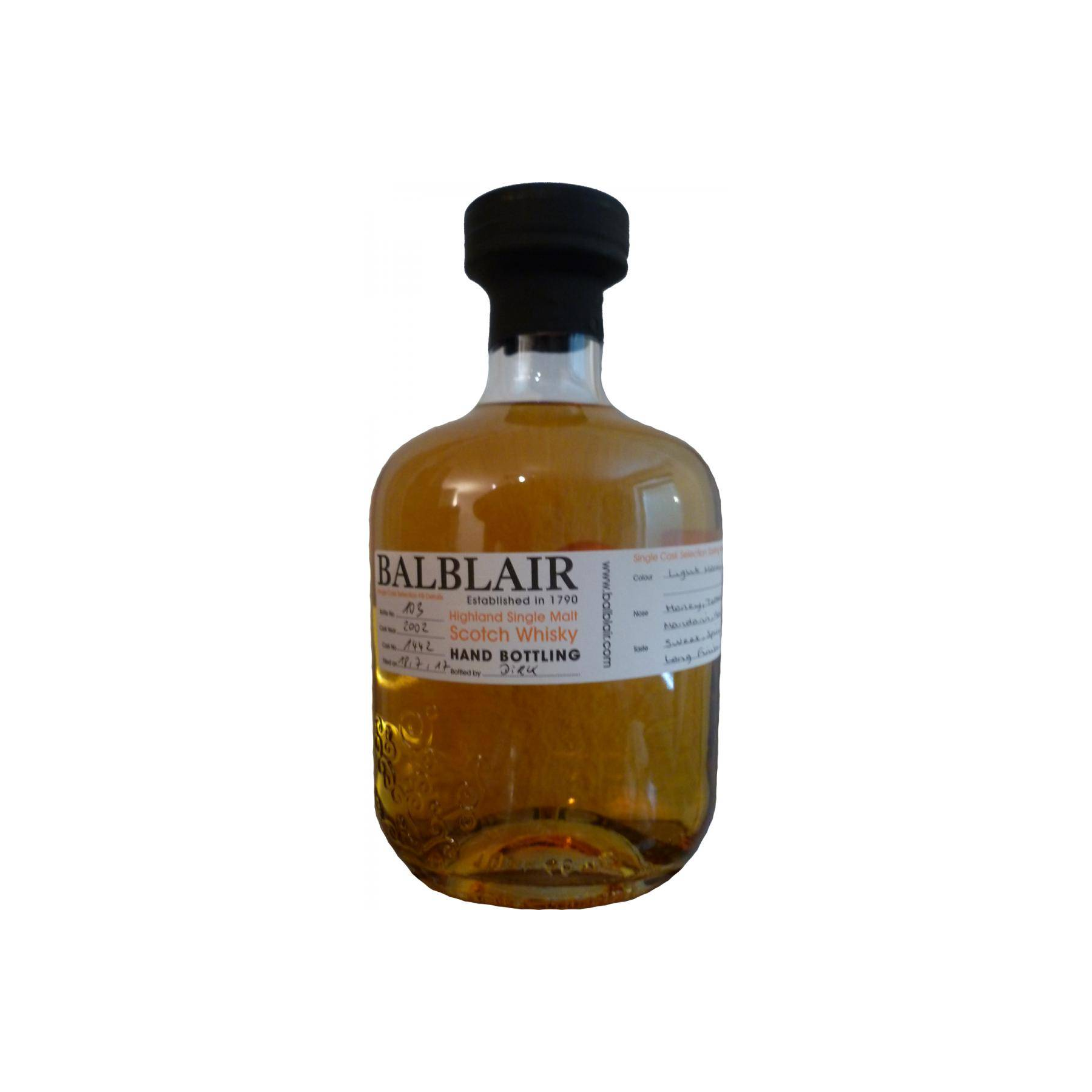 Balblair 2002 15 Years Single Malt Whisky