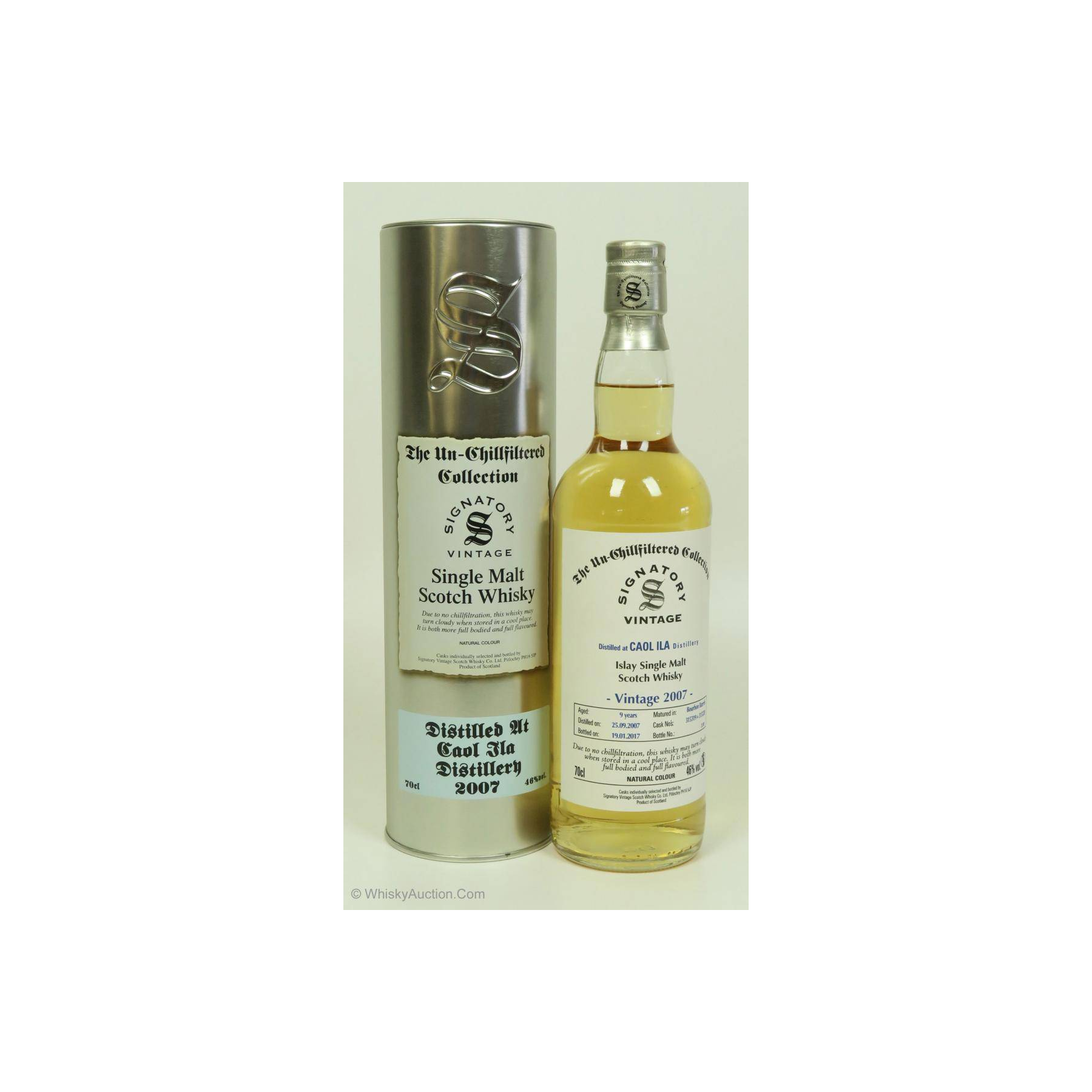 Caol Ila The Un-Chillfiltered Collection 2007 9 Years Single Malt Whisky 2