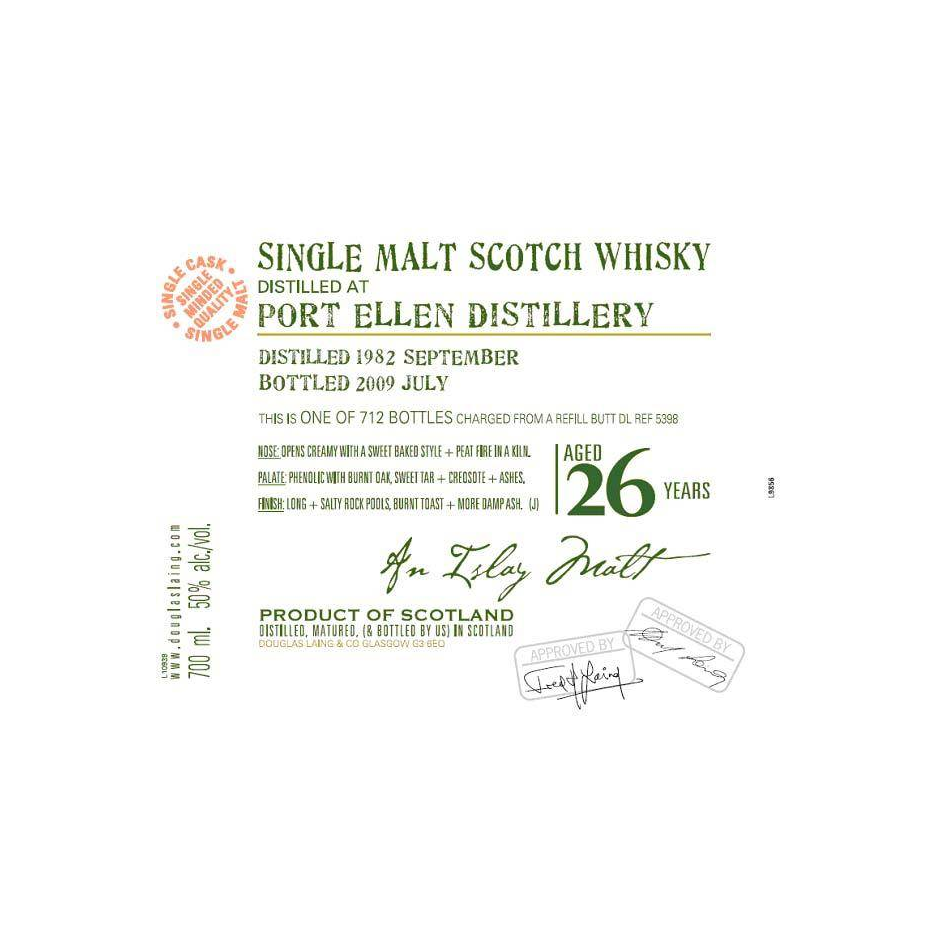 Port Ellen Old Malt Cask 1982 26 Years Single Malt Whisky 2