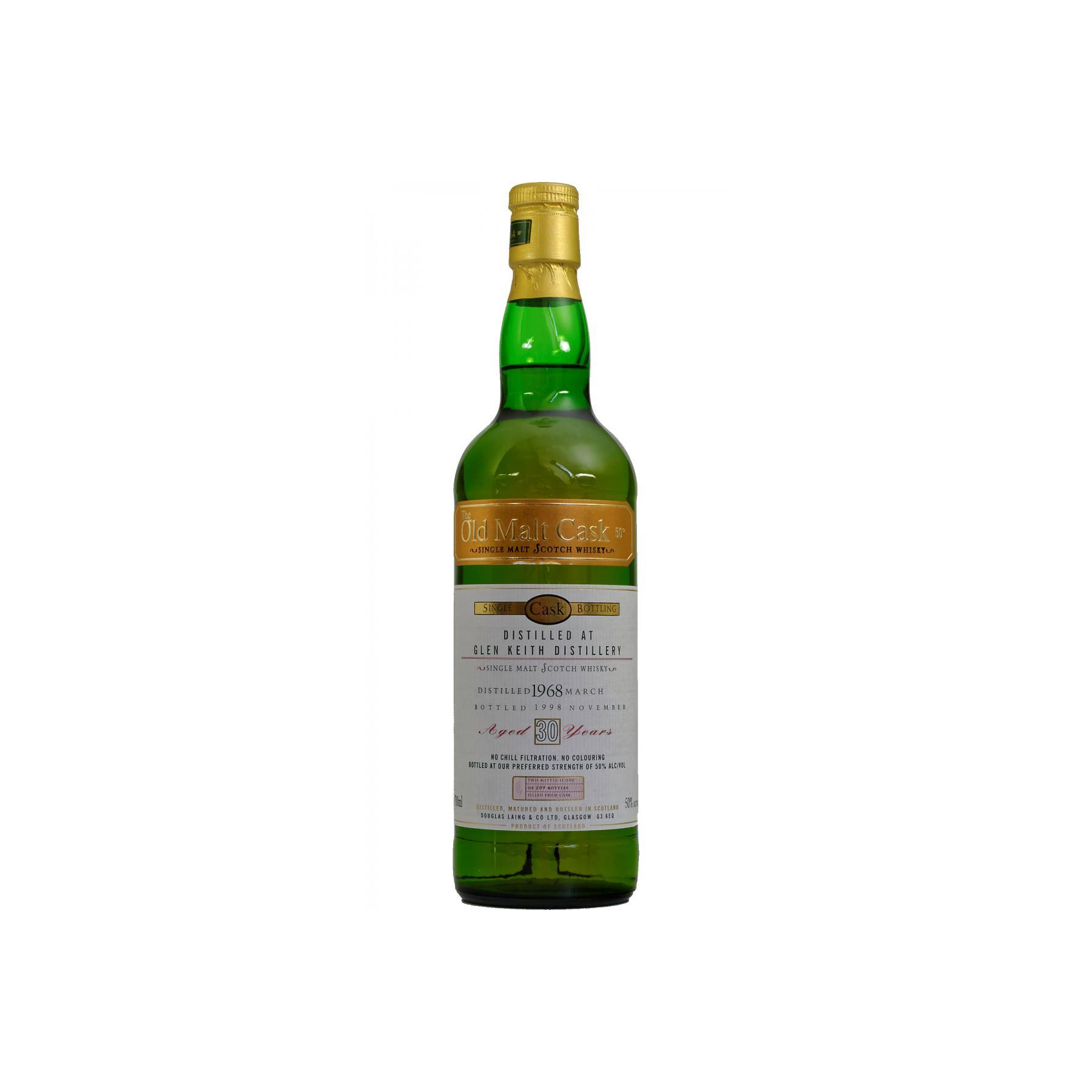 Glen Keith Old Malt Cask 1968 30 Years Single Malt Whisky