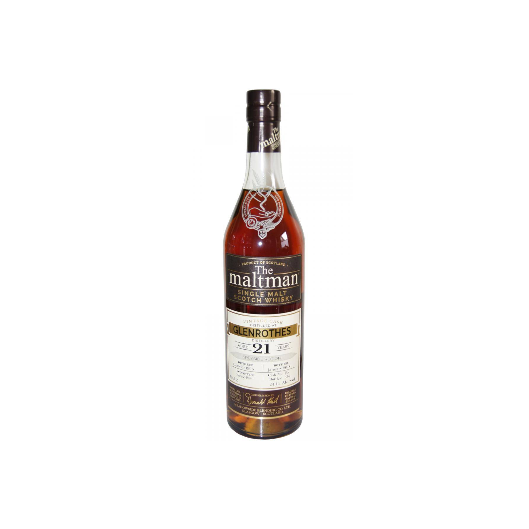 The Glenrothes 1996 21 Years Single Malt Whisky 2