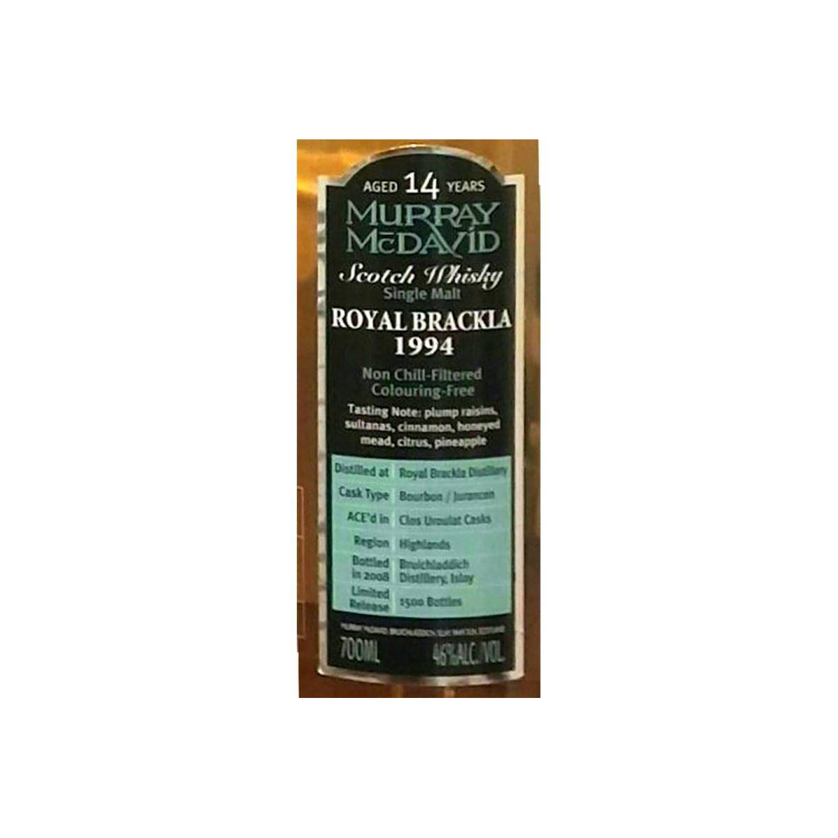 Royal Brackla 1994 14 Years Single Malt Whisky