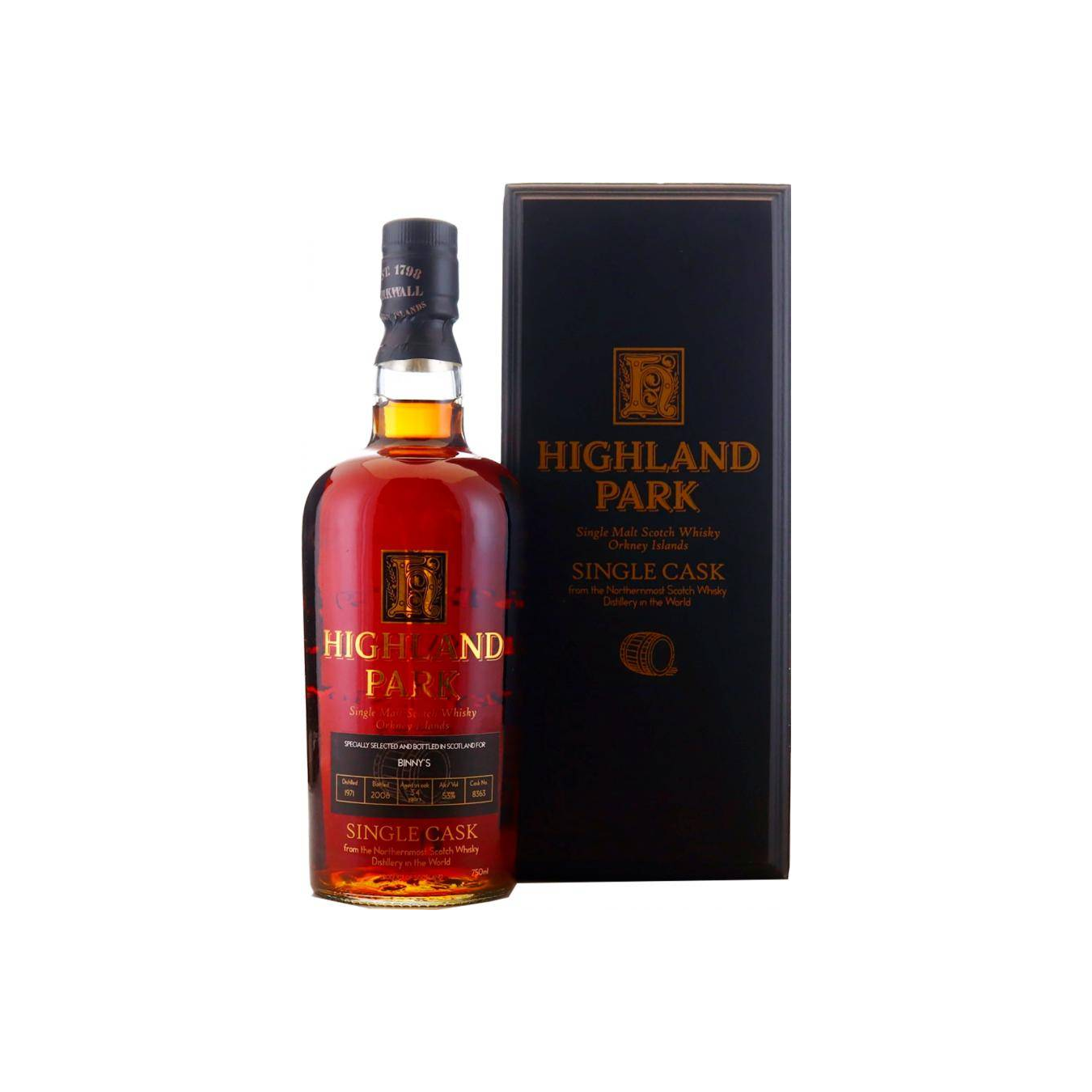 Highland Park Single Cask 1971 34 Years Single Malt Whisky 2