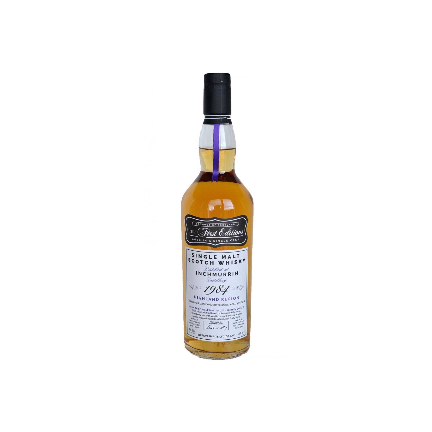Loch Lomond The First Editions 1984 32 Years Single Malt Whisky
