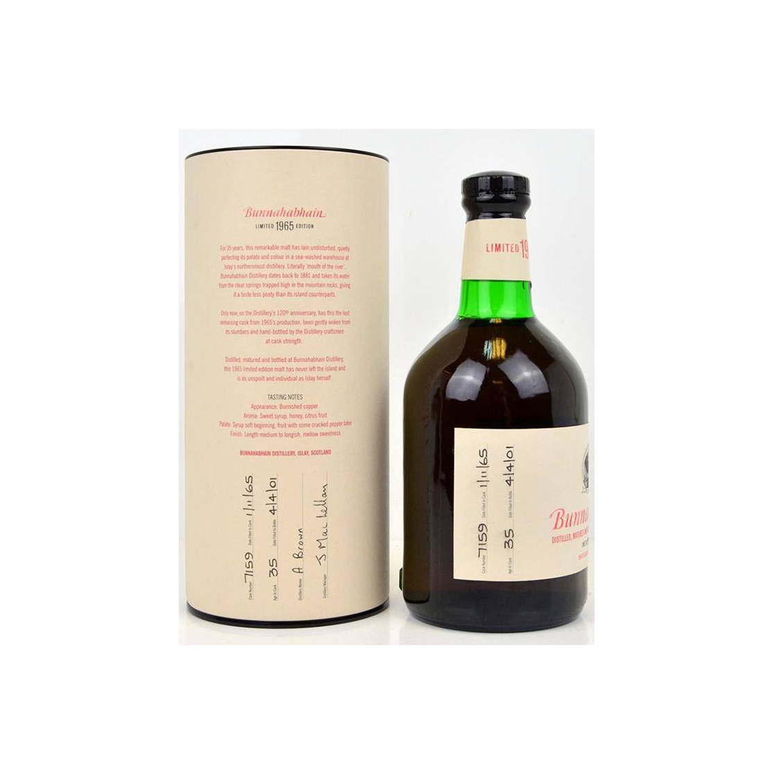 Bunnahabhain 1965 35 Years Single Malt Whisky 3