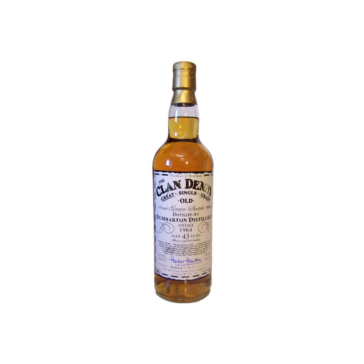 Dumbarton 1964 43 Years Single Grain Whisky