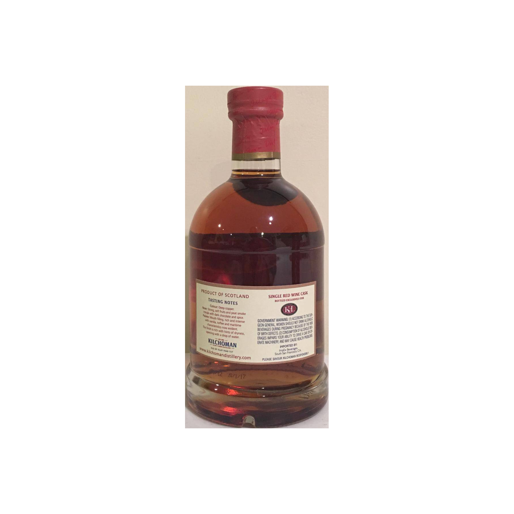 Kilchoman 2012 4 Years Single Malt Whisky 2