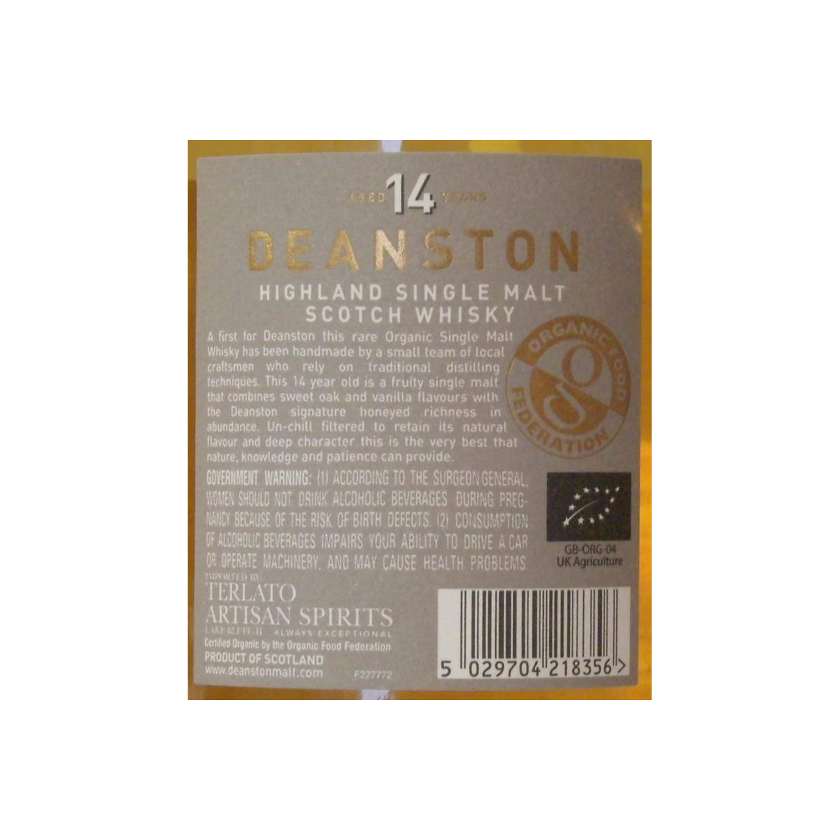 Deanston 14 Years Single Malt Whisky 3