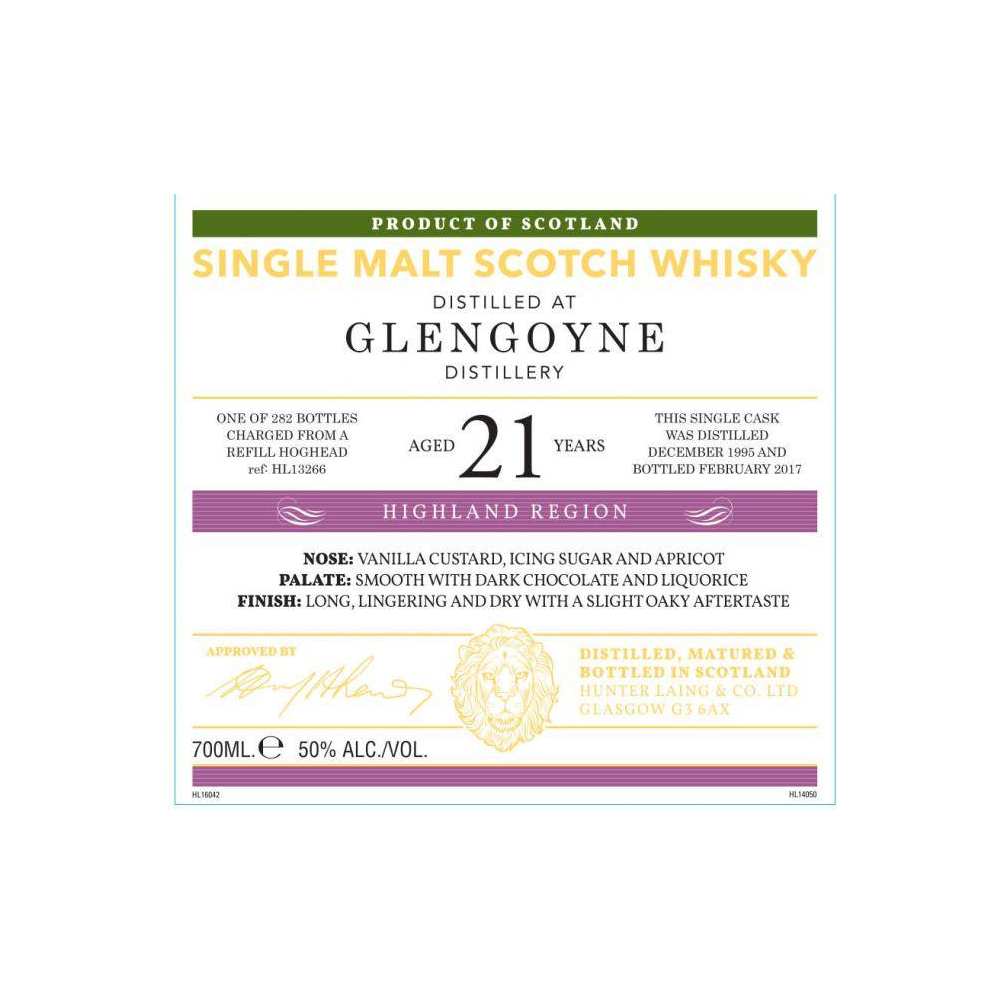 Glengoyne Old Malt Cask 1995 21 Years Single Malt Whisky 2