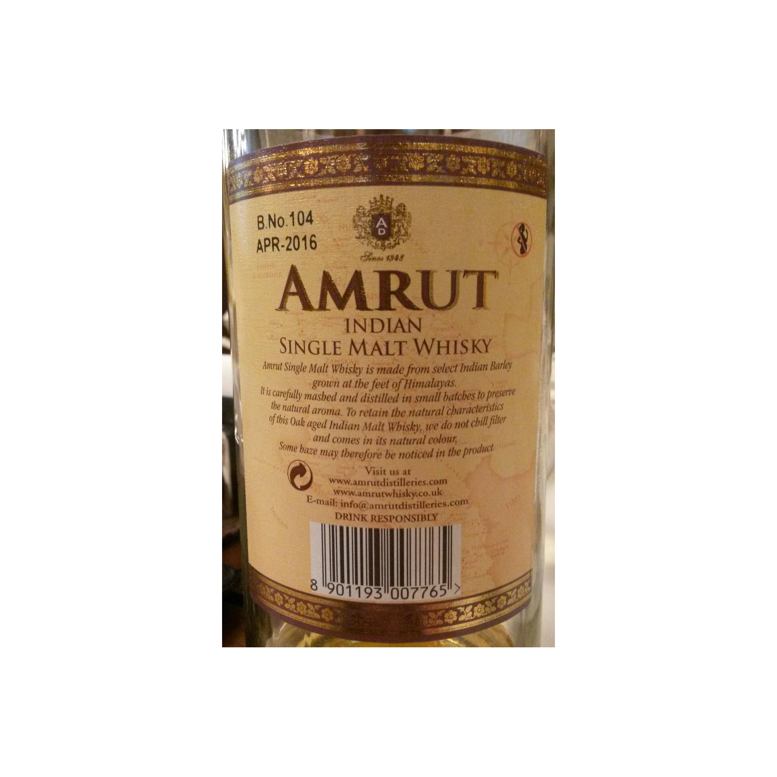 Amrut Single Malt Whisky 2