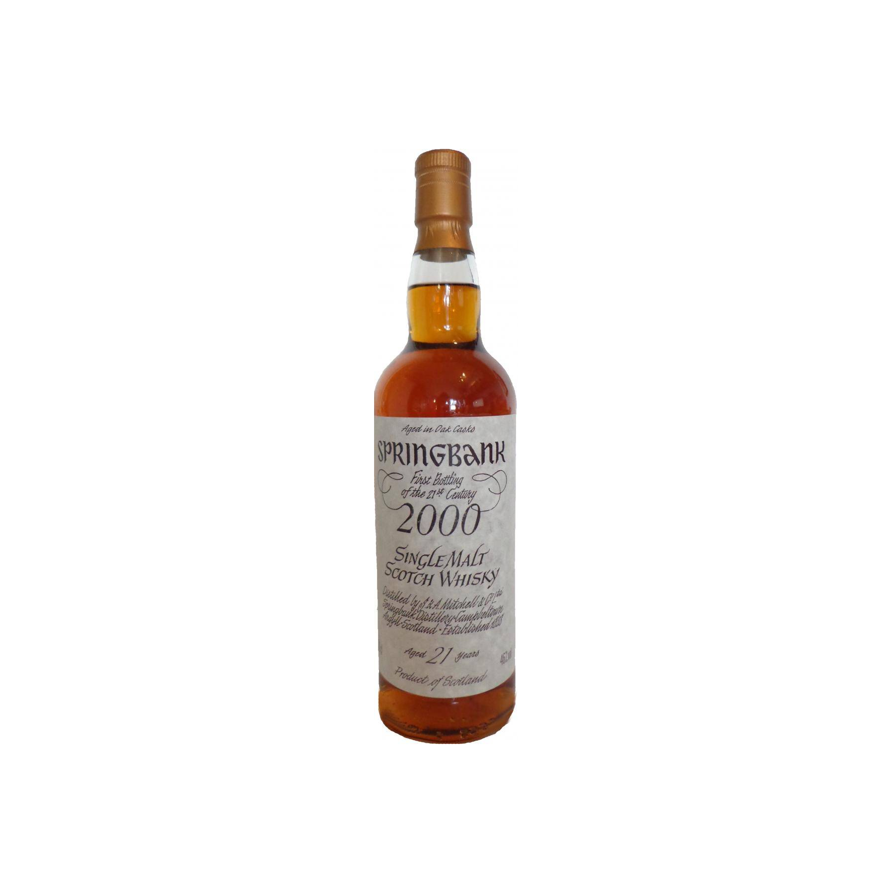Springbank 21 Years Single Malt Whisky