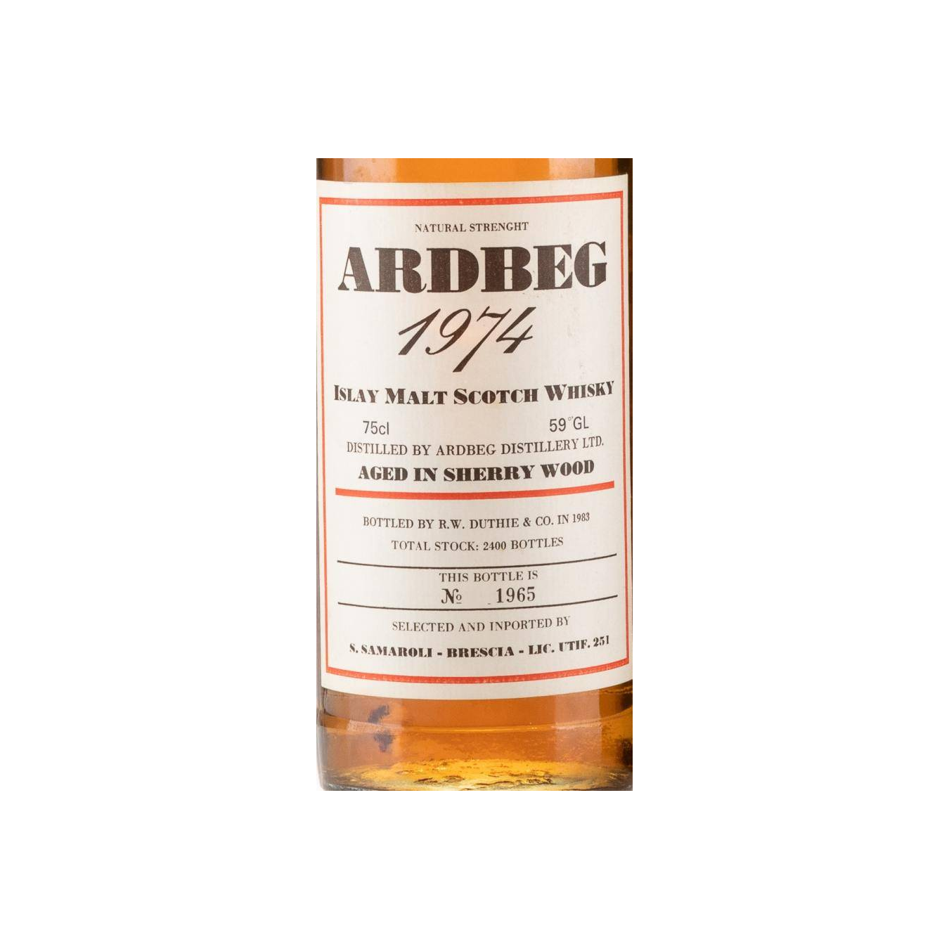 Ardbeg 1974 9 Years Single Malt Whisky 2
