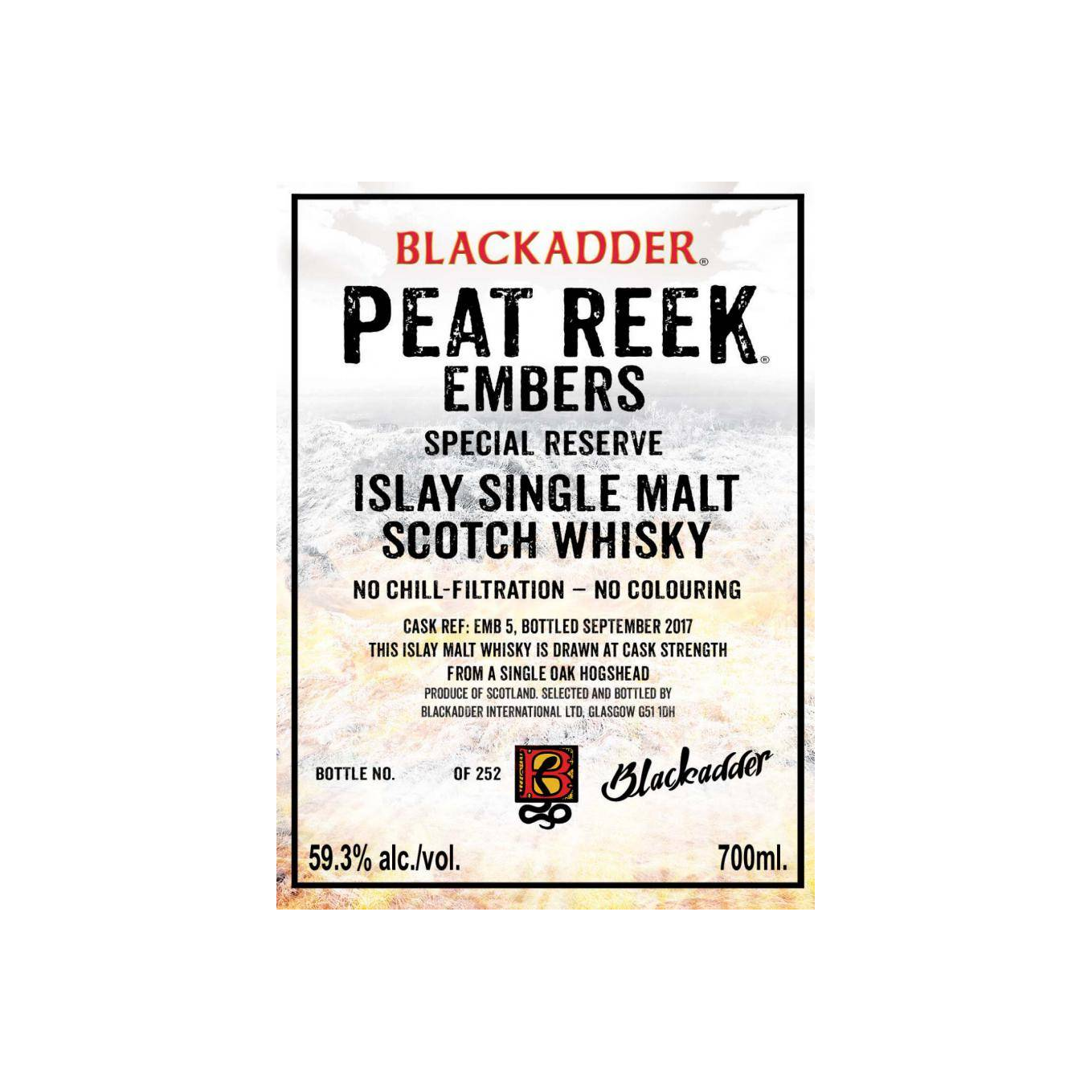 Blackadder Special Reserve Single Malt Whisky 2
