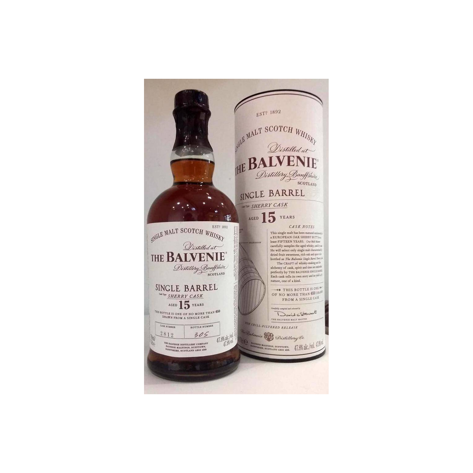 The Balvenie 15 Years Single Malt Whisky 2