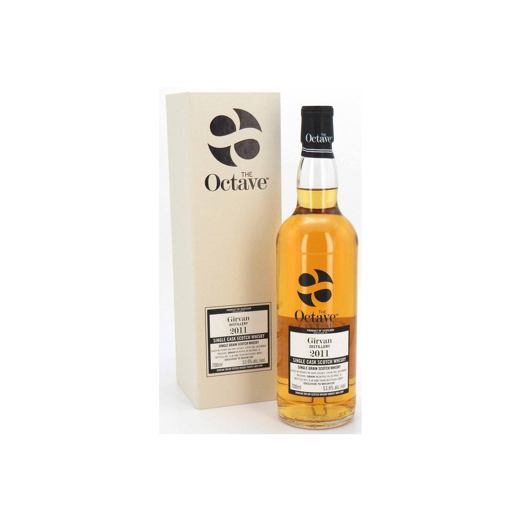 Girvan The Octave 2011 6 Years Single Grain Whisky